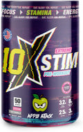 10X Athletic STIM - 600g / Apple Attack - Pre-Workout Powder