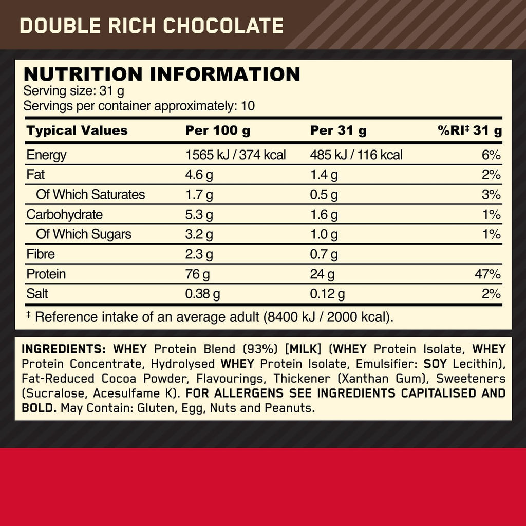 Optimum Nutrition Gold Standard 100% Whey - Whey Protein Powder