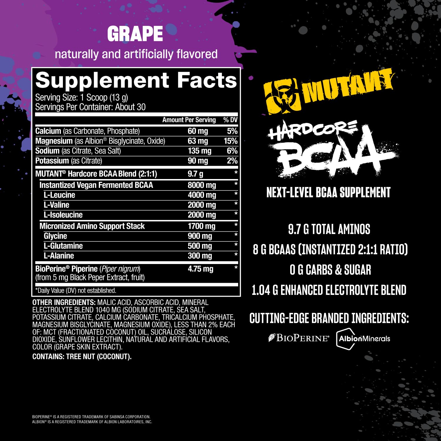 Mutant Hardcore BCAA 390g Watermelon
