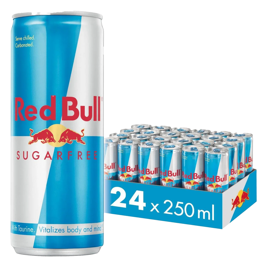 Red Bull Sugarfree - 24x250ml / Energy Drink - Energy Ready-to-Drinks