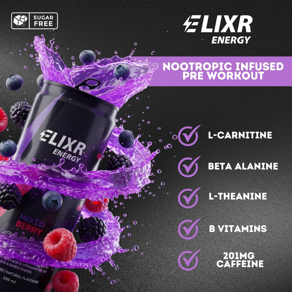 Elixr Energy Energy Drink 12x330ml