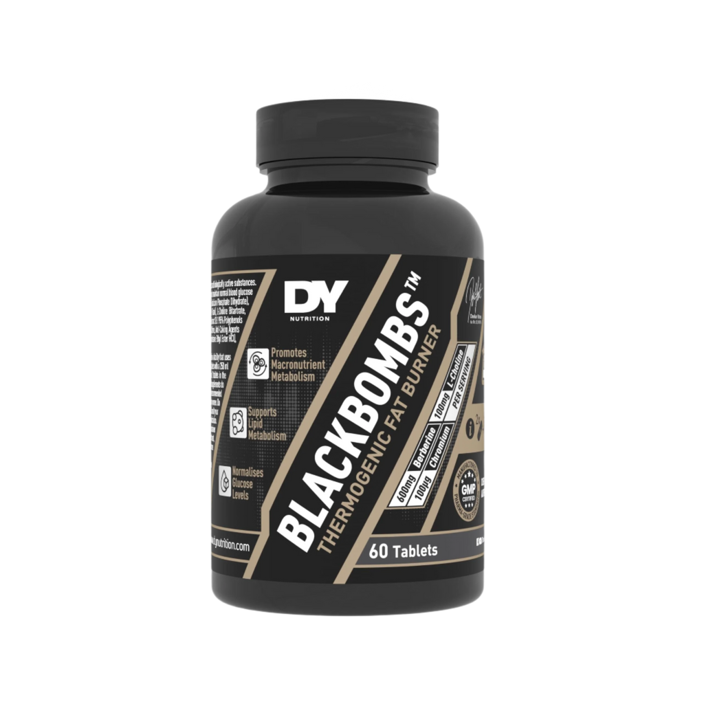 DY Nutrition Black Bombs - 60 Tabs / Unflavoured - Weight Loss Support Tablets