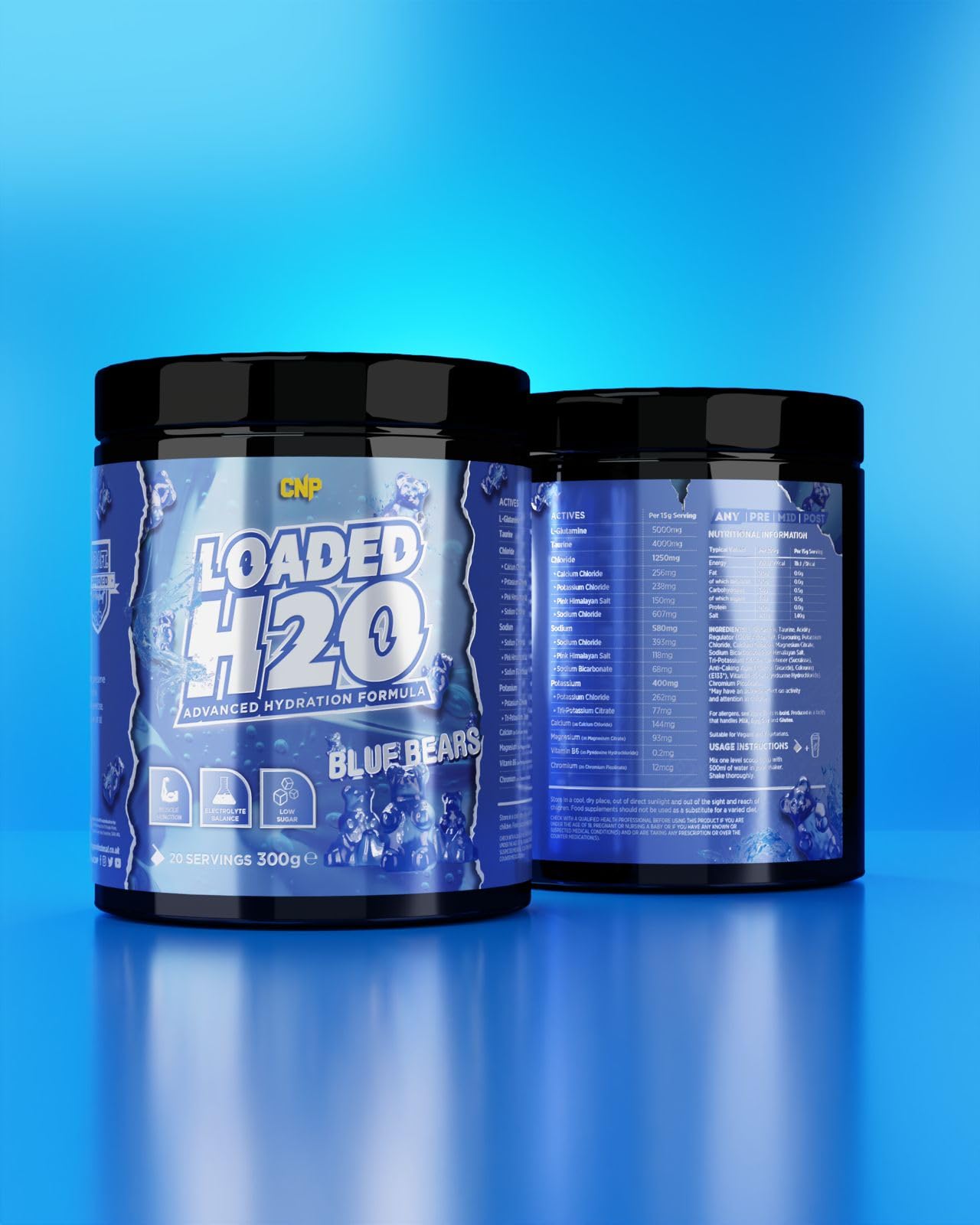 CNP Loaded H2O - Hydration Tabs