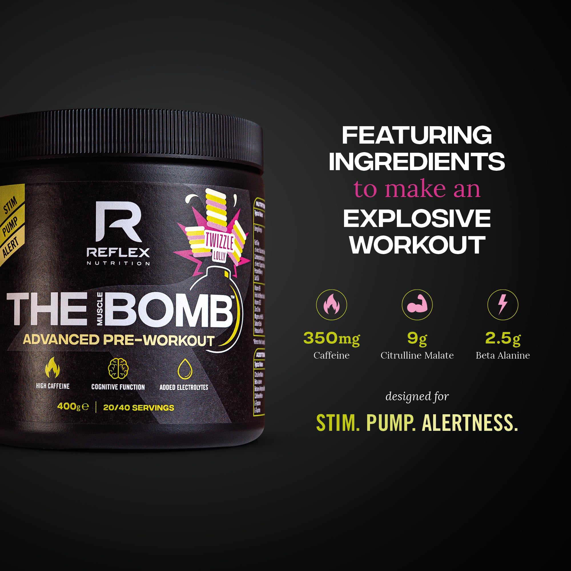 Reflex Nutrition The Muscle Bomb - Pre-Workout Powder
