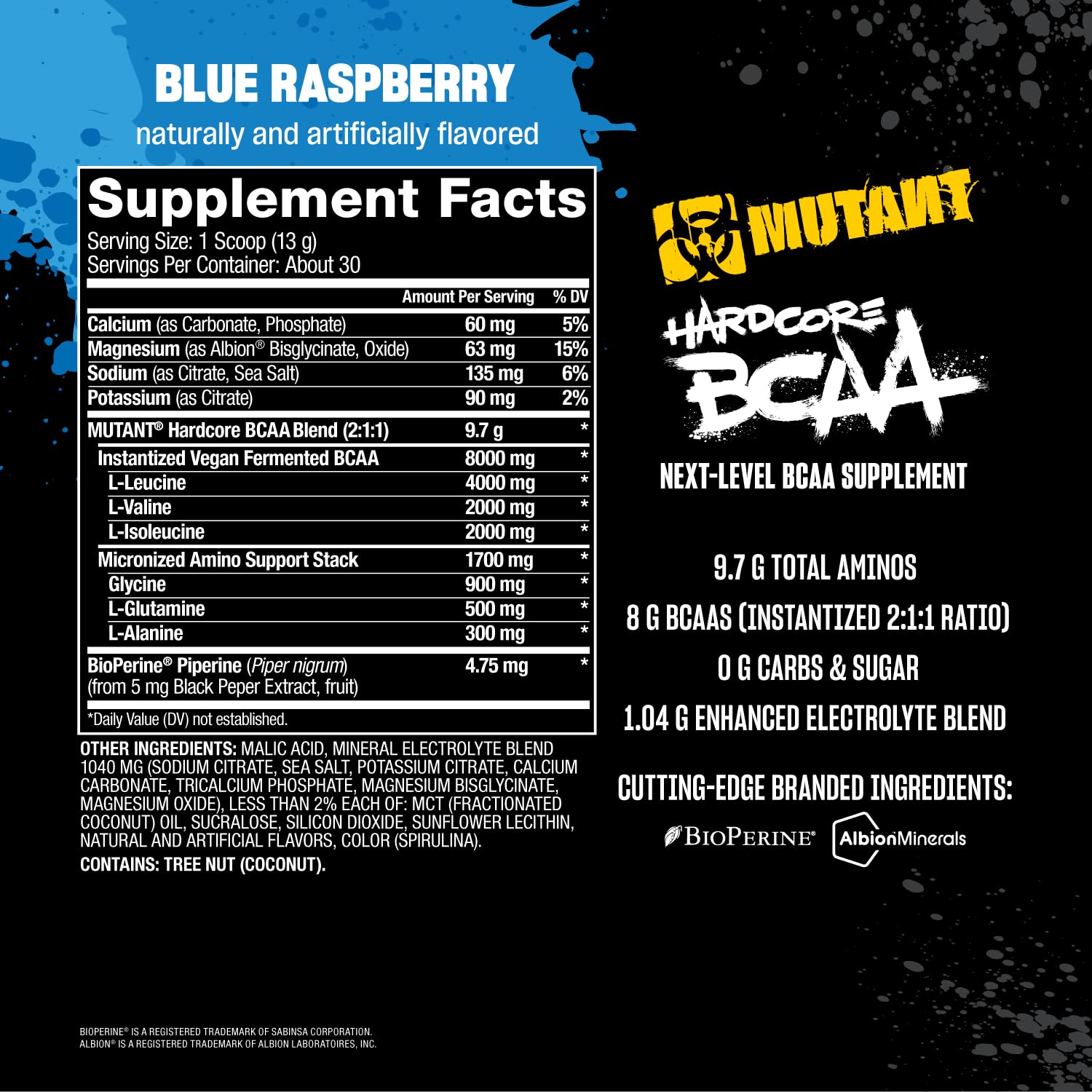 Mutant Hardcore BCAA 390g Pineapple