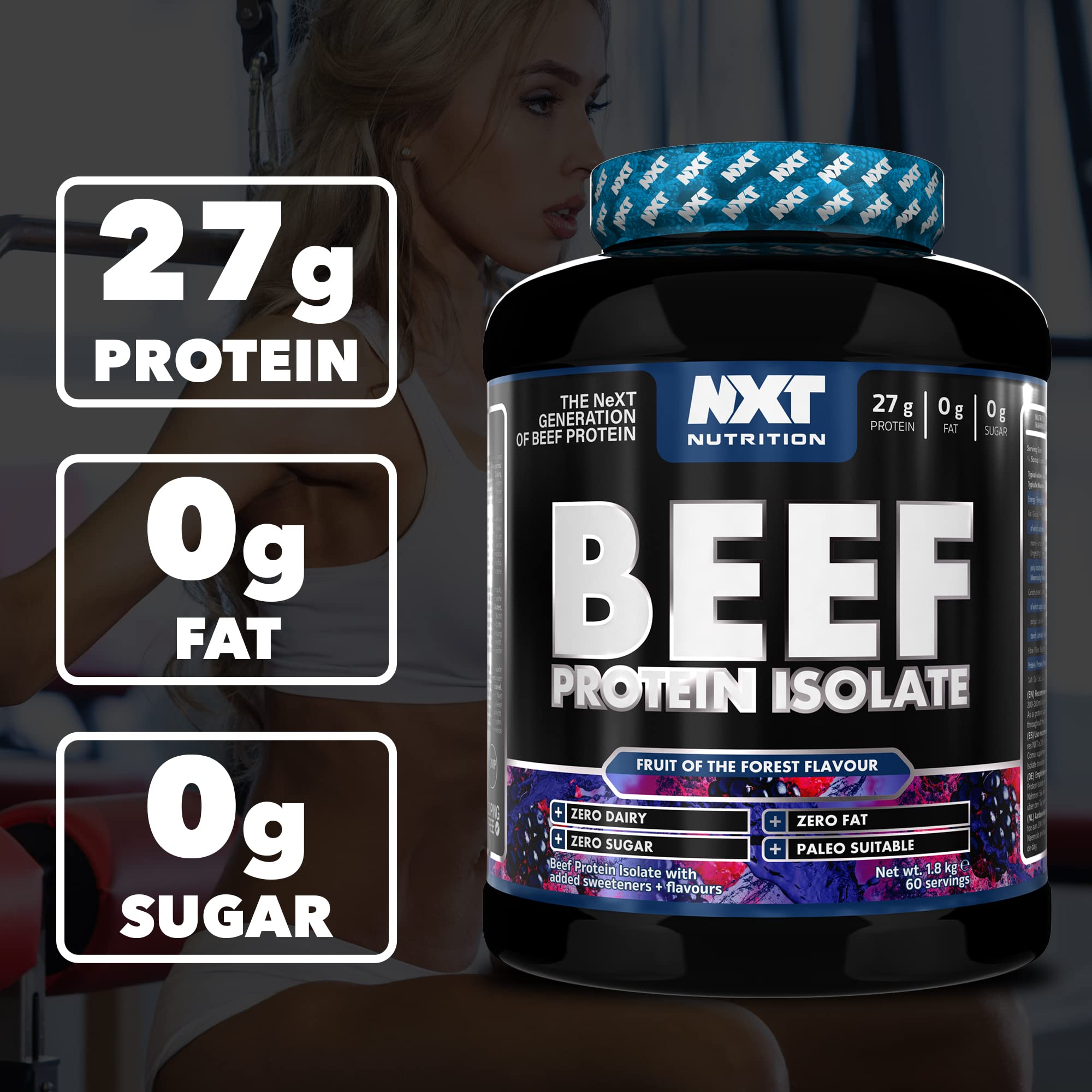 NXT Nutrition Beef Protein Isolate 1.8kg