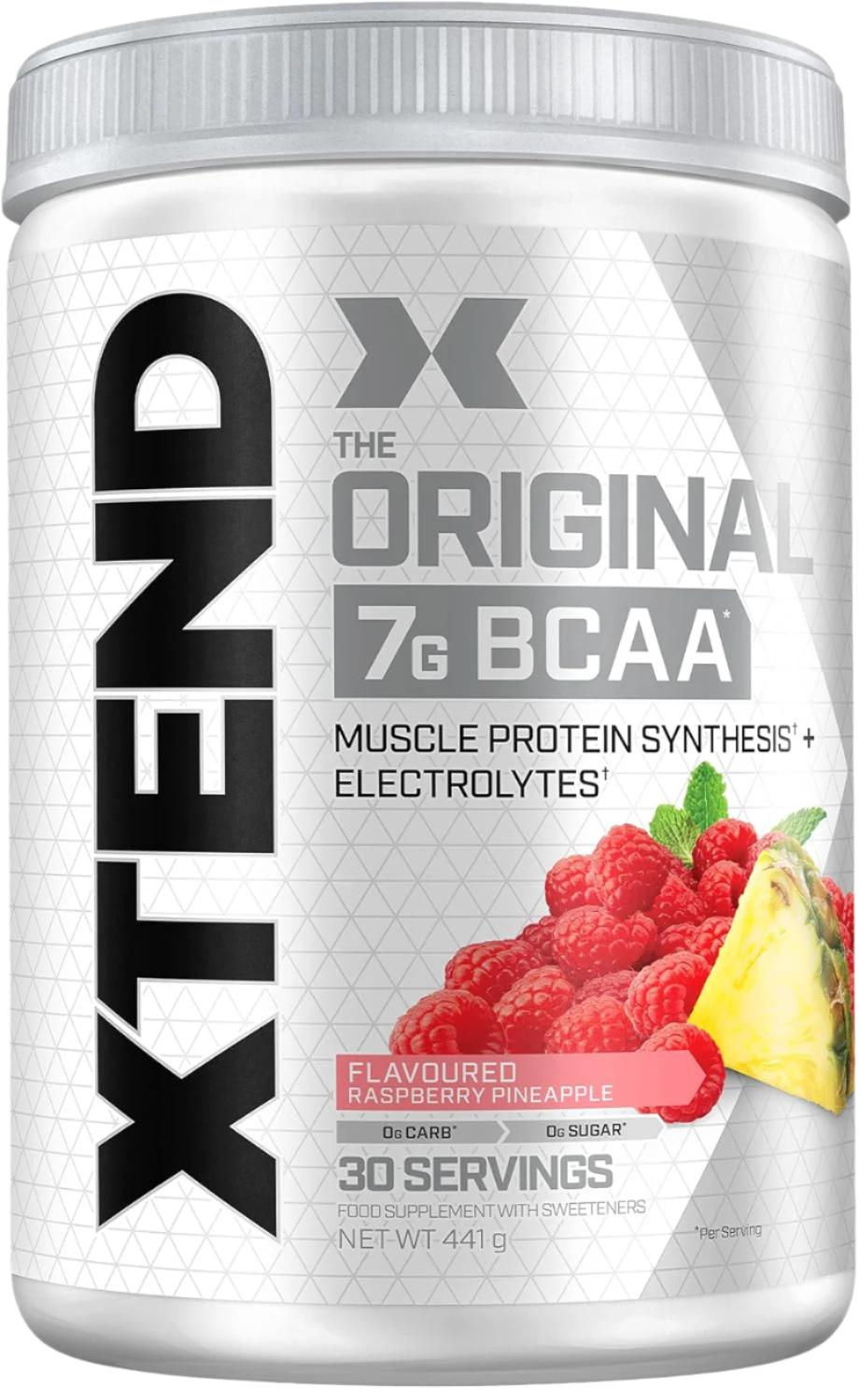 XTEND BCAA - 441g / Raspberry Pineapple - BCAAs