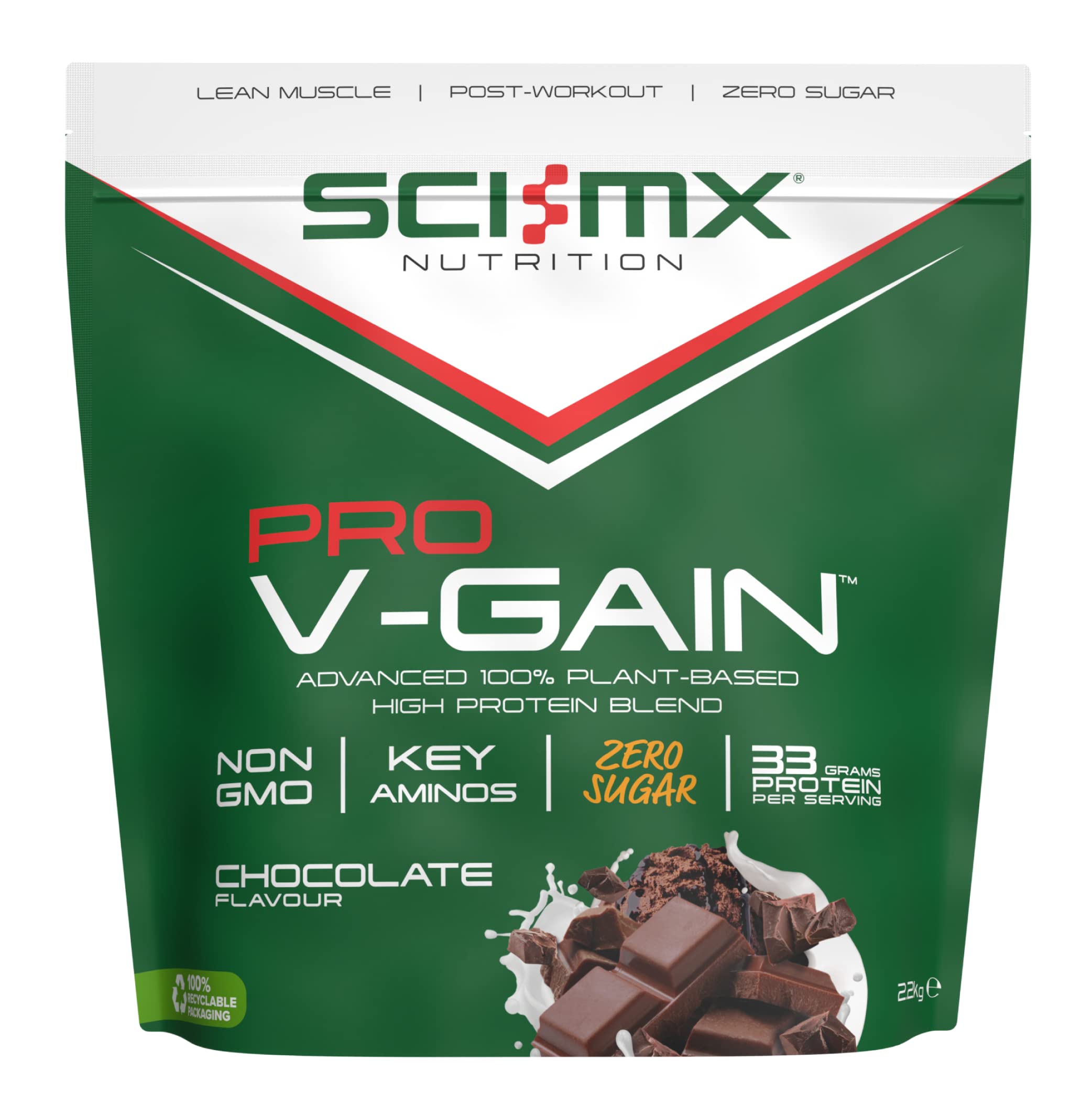 Sci-MX V-Gain - Vegan Weight Gainer Powder