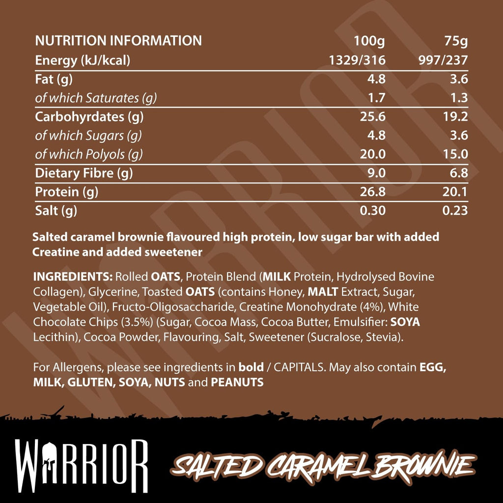 Warrior Creatine Bars - Protein Bars