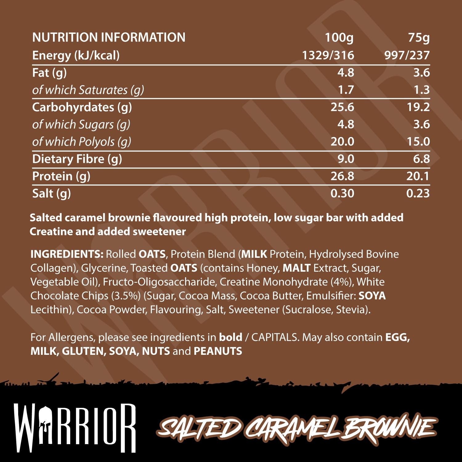 Warrior Creatine Bars - Protein Bars