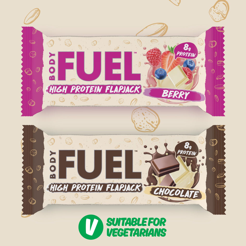 Applied Nutrition Body Fuel High Protein Flapjacks - British Brands