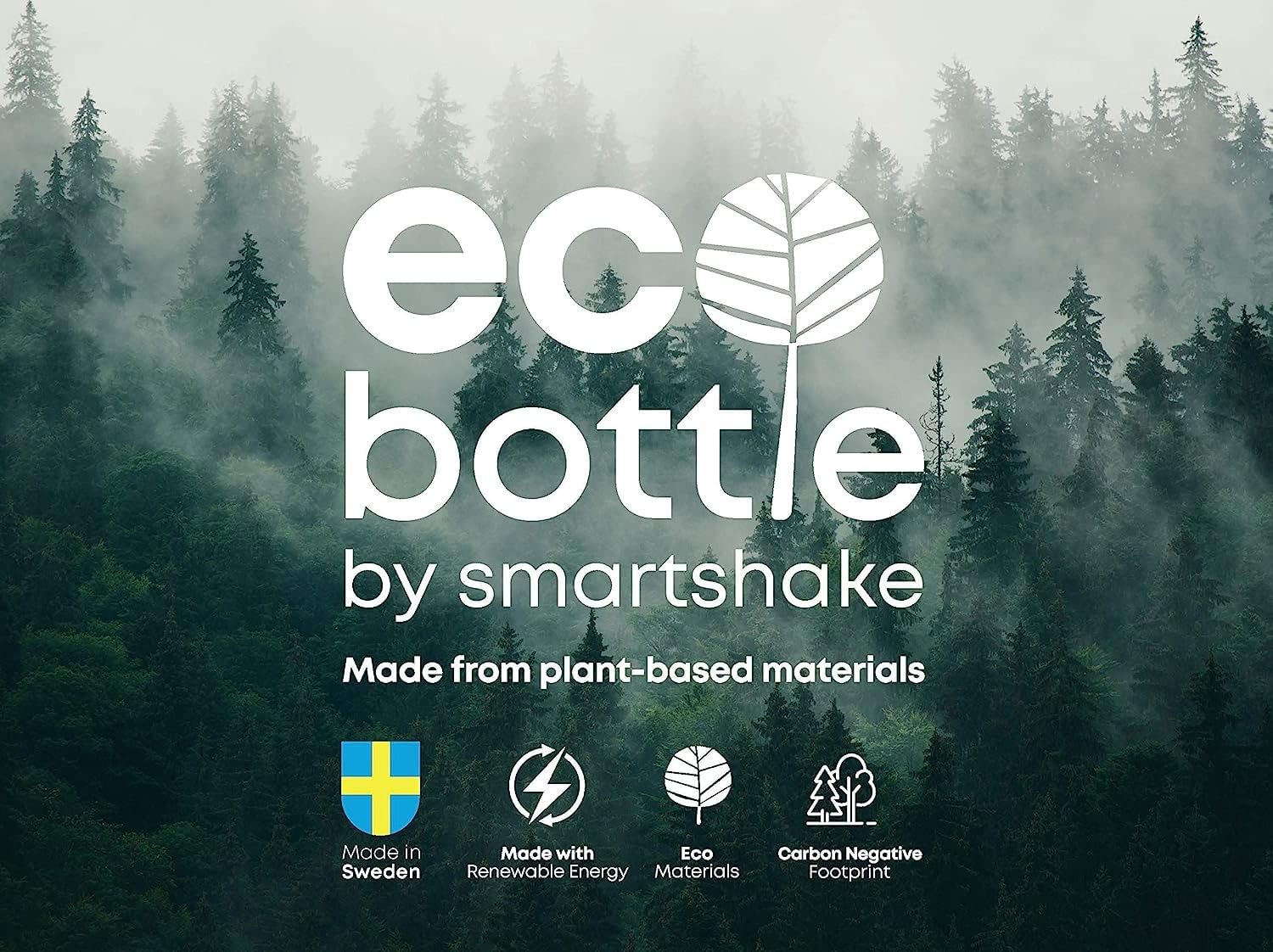 Smartshake Eco Bottle - Water Bottle (less than 2 litres)