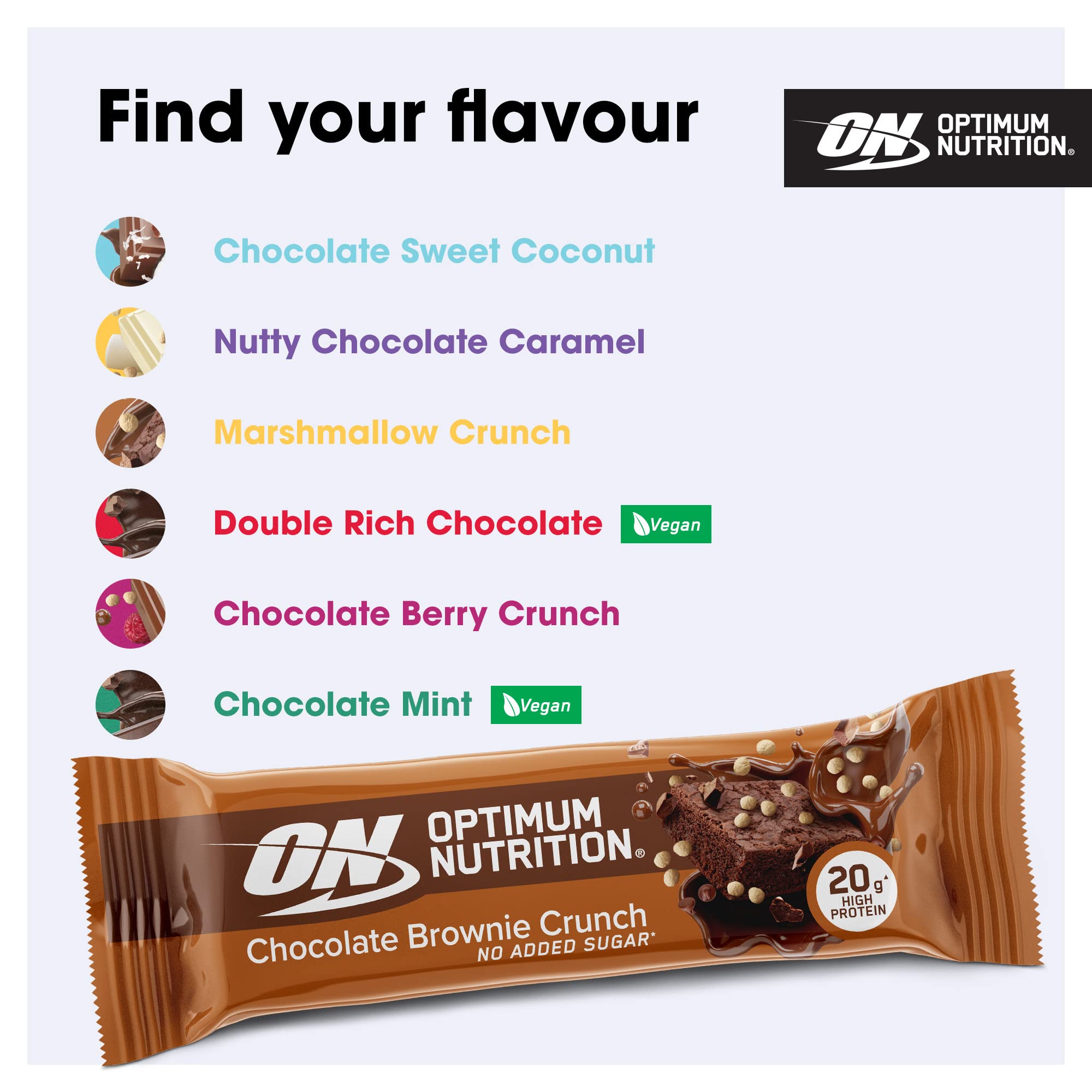 Optimum Nutrition Crunch Bar - Protein Bars