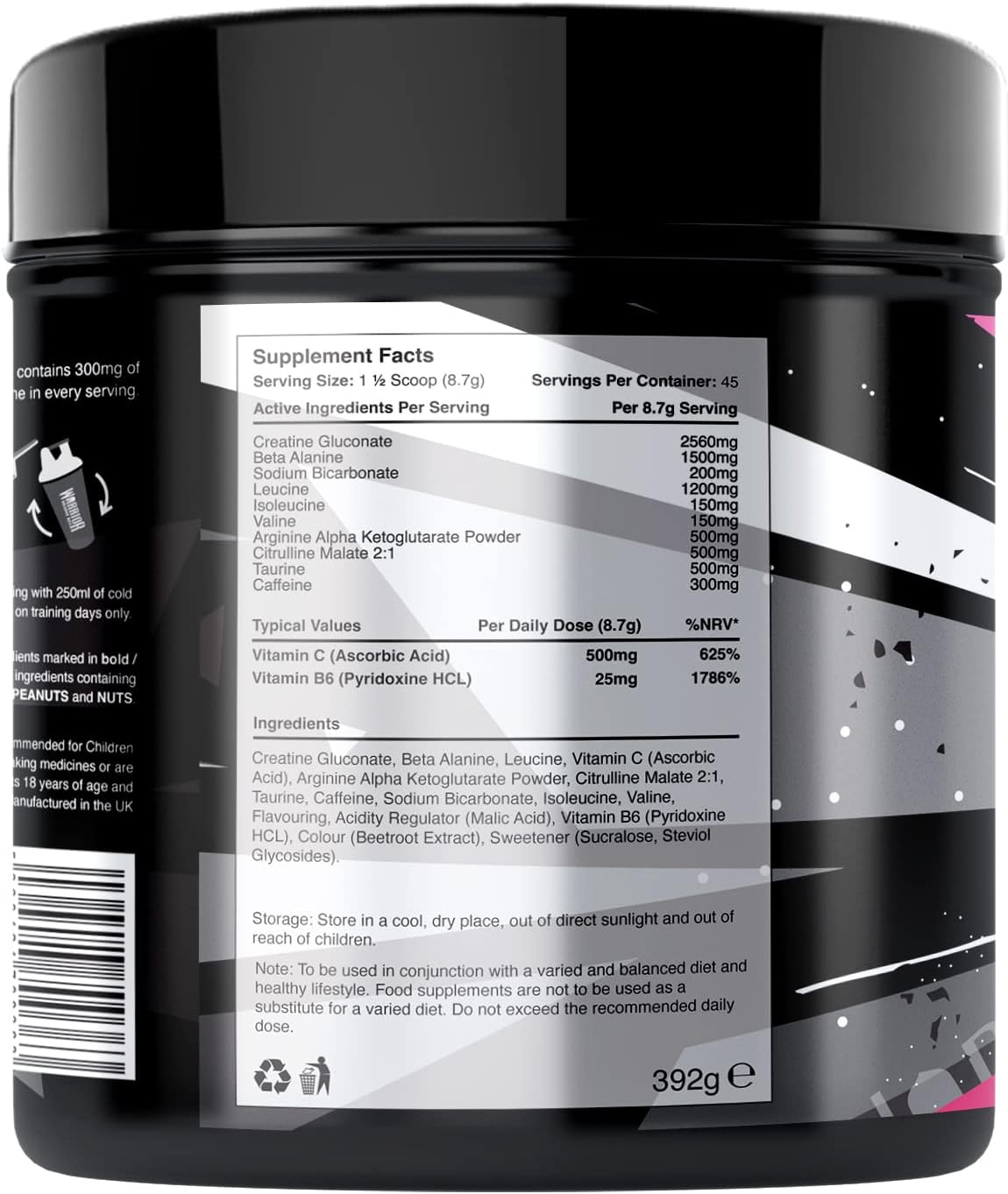Warrior Rage - Beta-Alanine