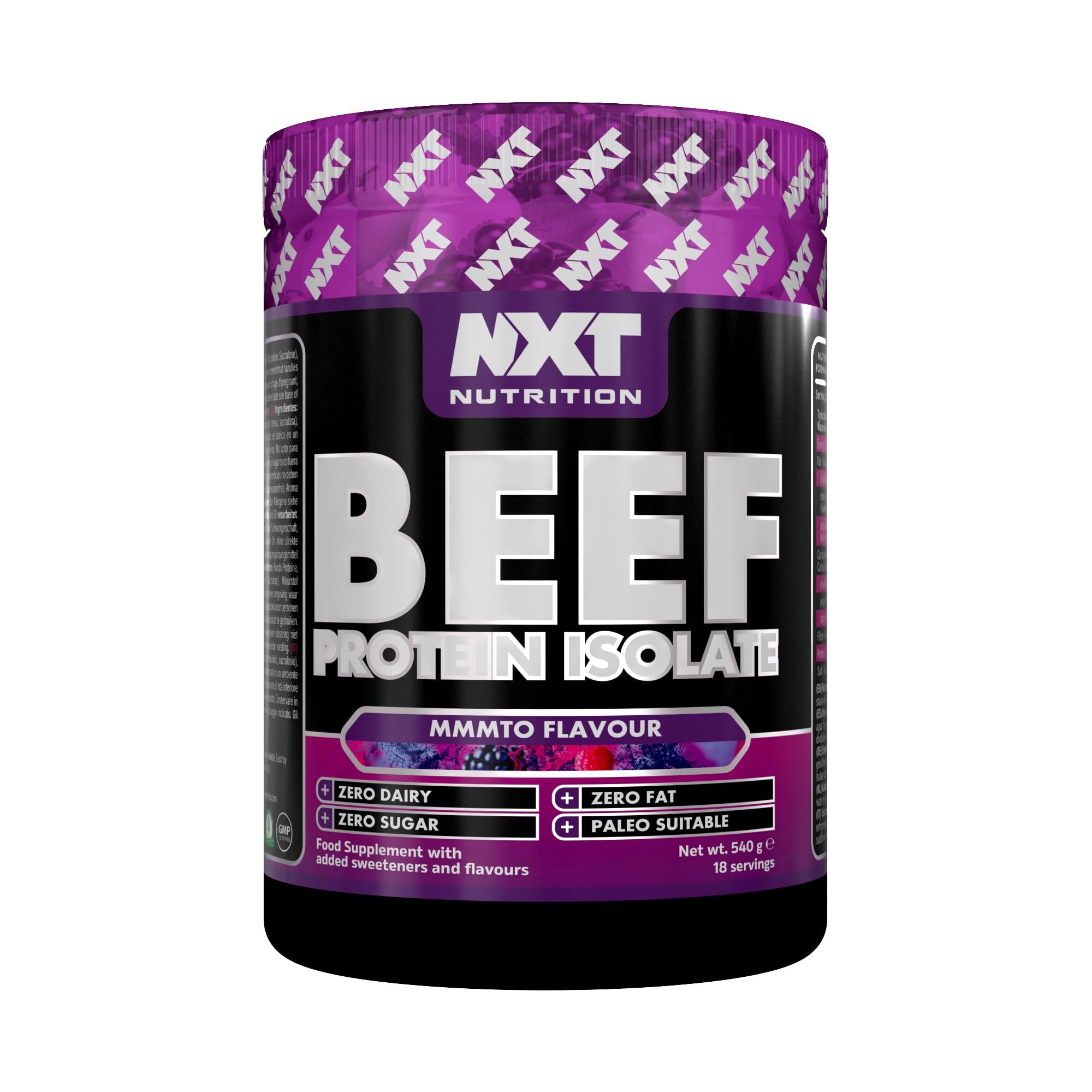 NXT Nutrition Beef Protein Isolate 540g