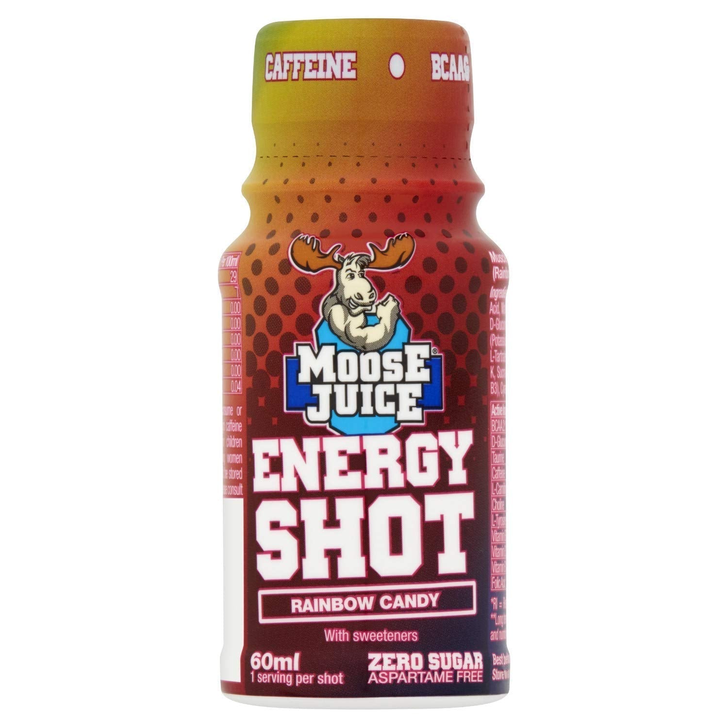 Muscle Moose Moose Juice Energy Shot - 12x60ml / Rainbow Candy - Energy Shots