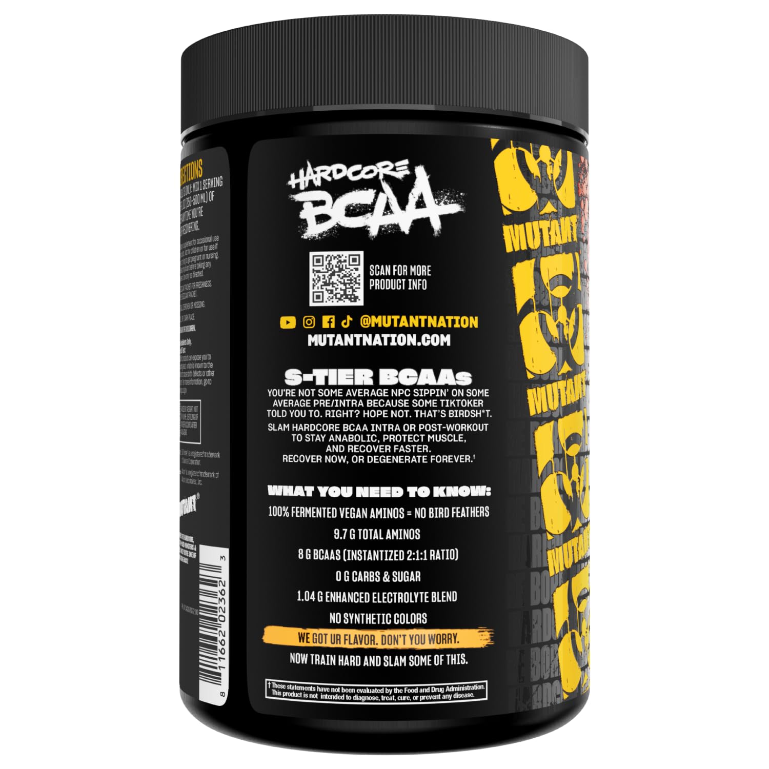 Mutant Hardcore BCAA 390g Watermelon