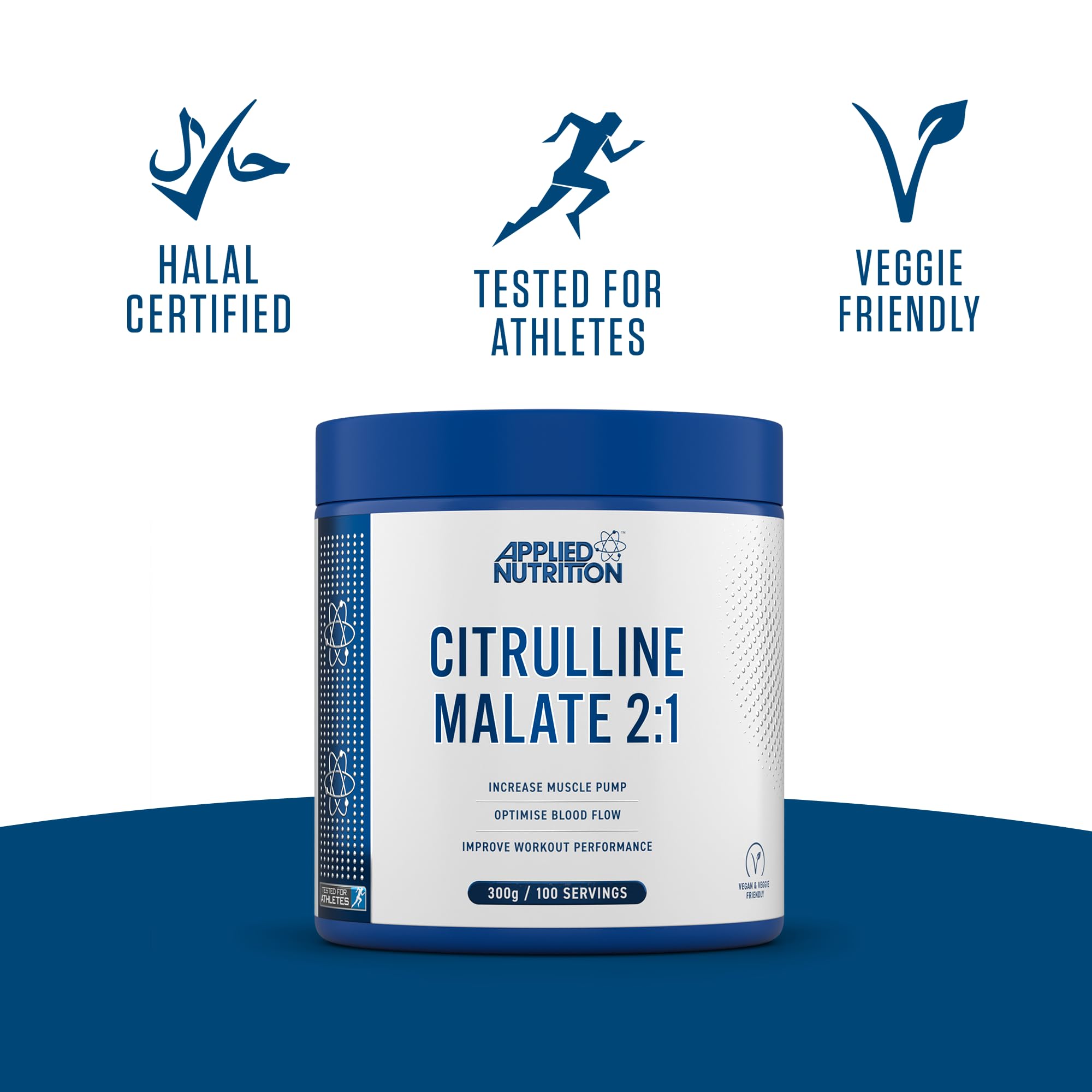Applied Nutrition Citrulline Malate supplement for better workout performance and muscle recovery