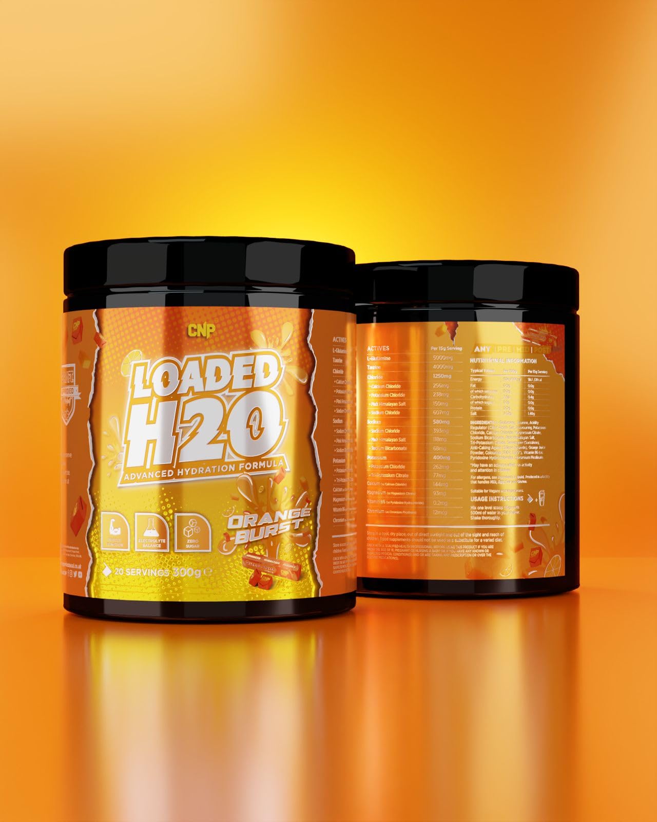 CNP Loaded H2O - Hydration Tabs