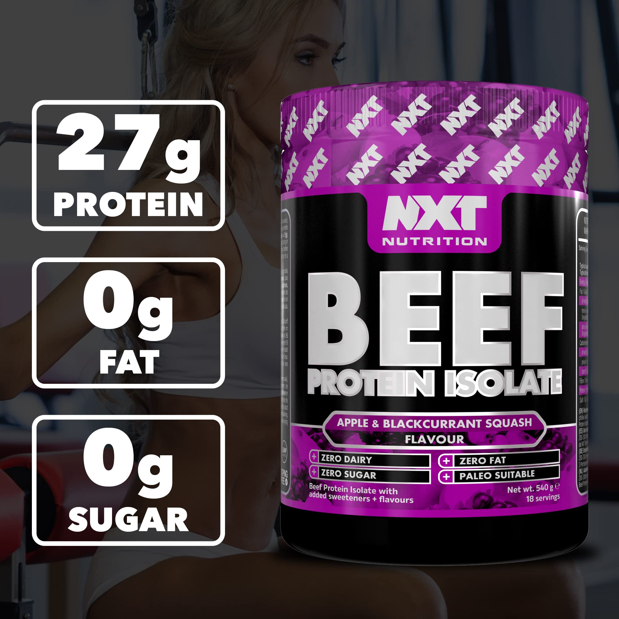 NXT Nutrition Beef Protein Isolate 540g