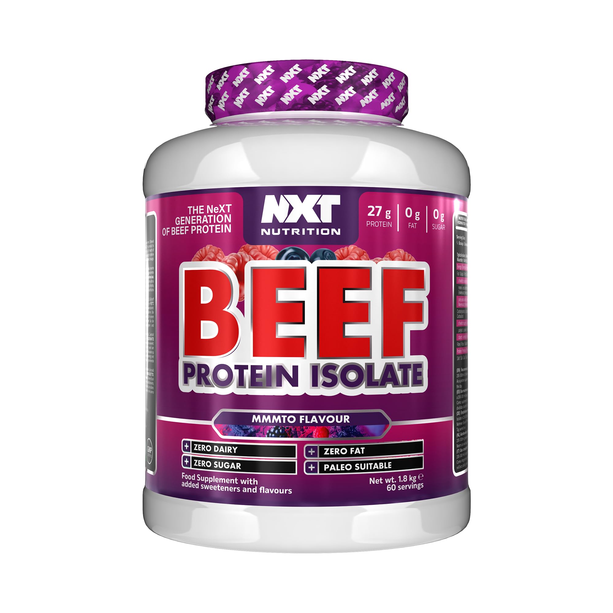 NXT Nutrition Beef Protein Isolate 1.8kg