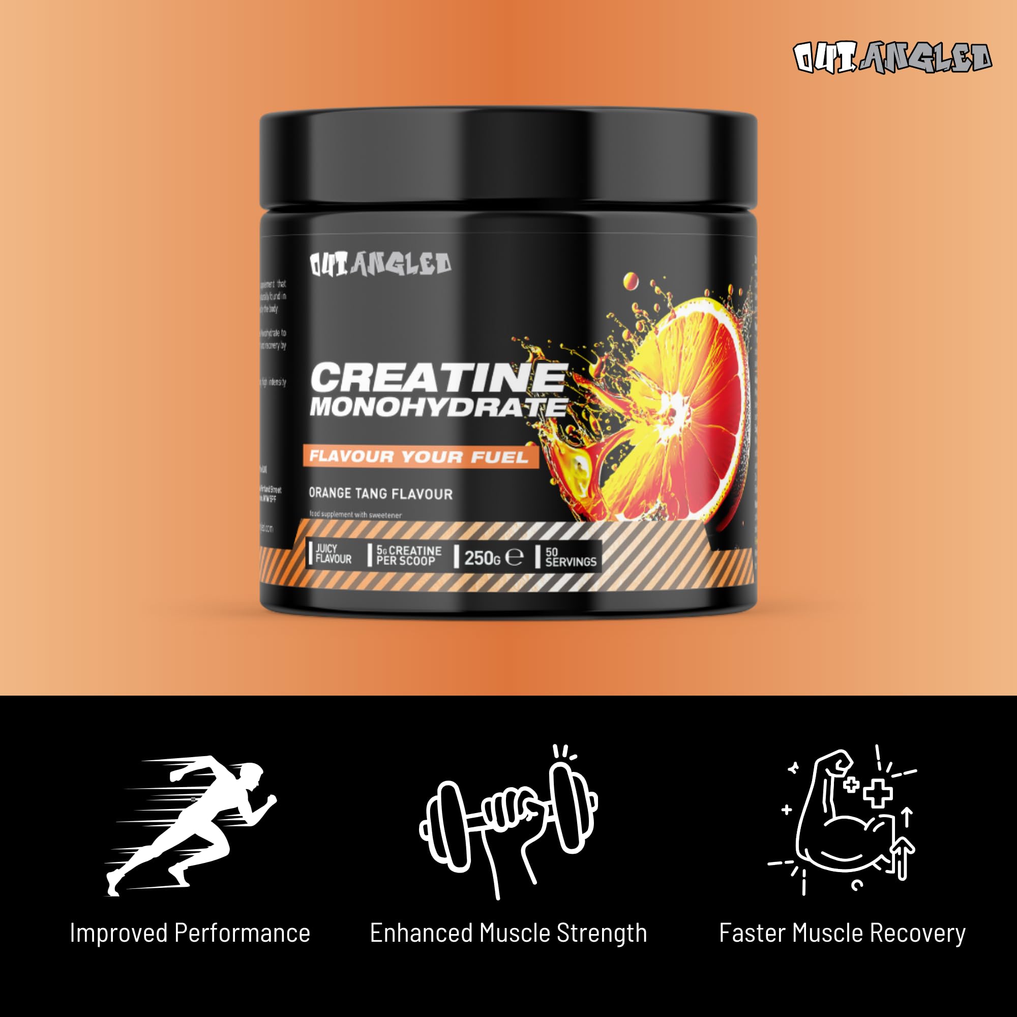 Outangled Creatine Monohydrate - Creatine Powder