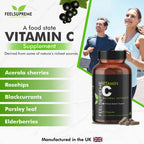 Feel Supreme Vitamin C supplement with natural acerola cherries extract bottle image