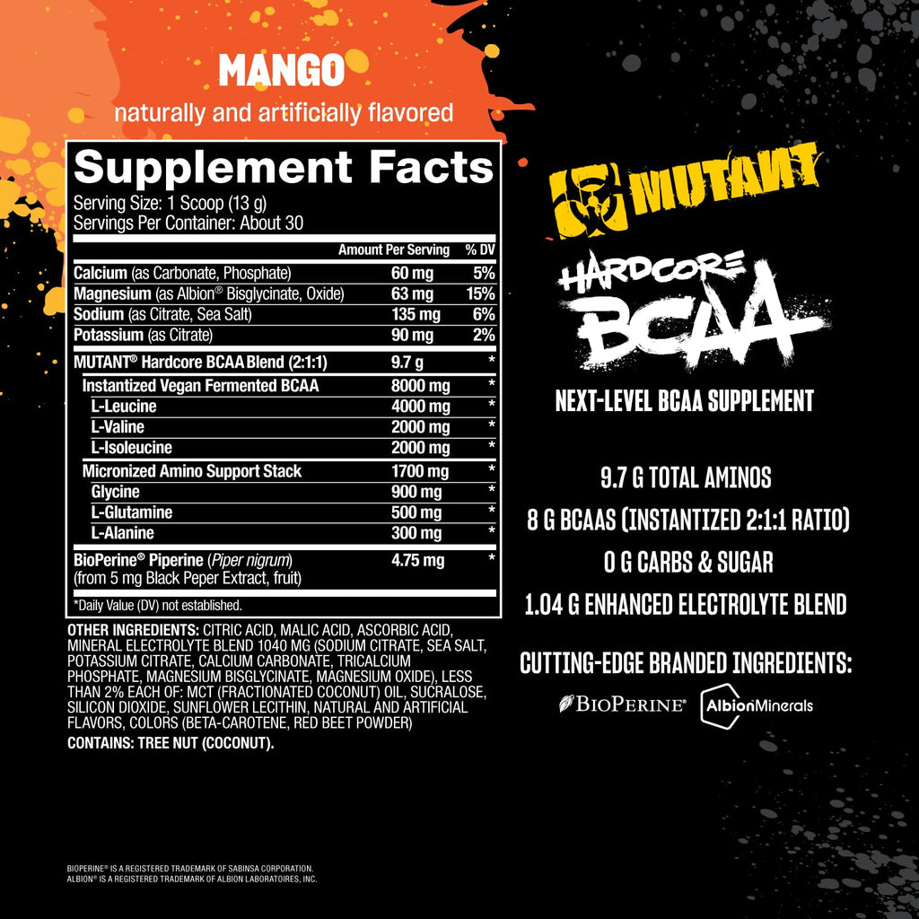 Mutant Hardcore BCAA 390g Watermelon