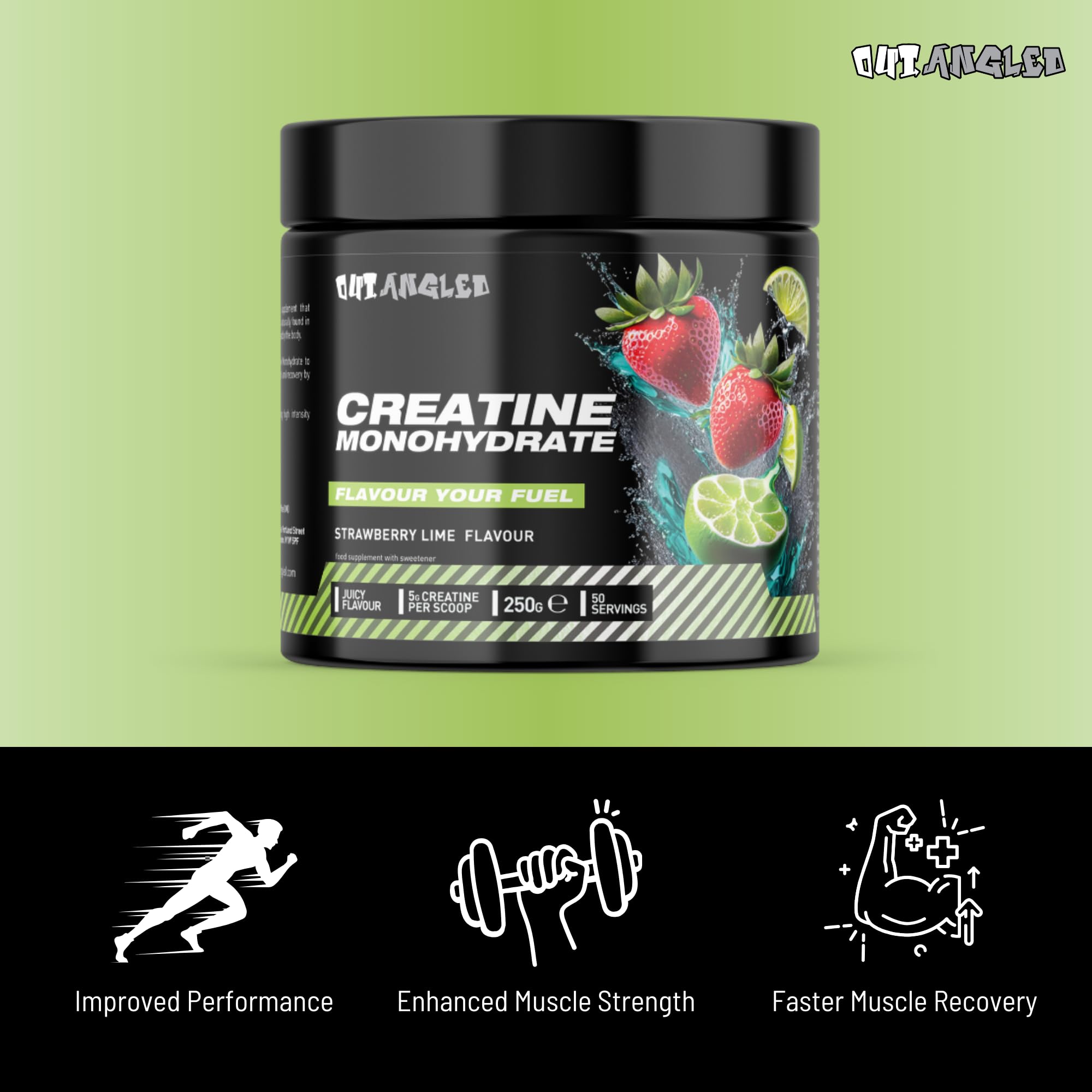 Outangled Creatine Monohydrate - Creatine Powder