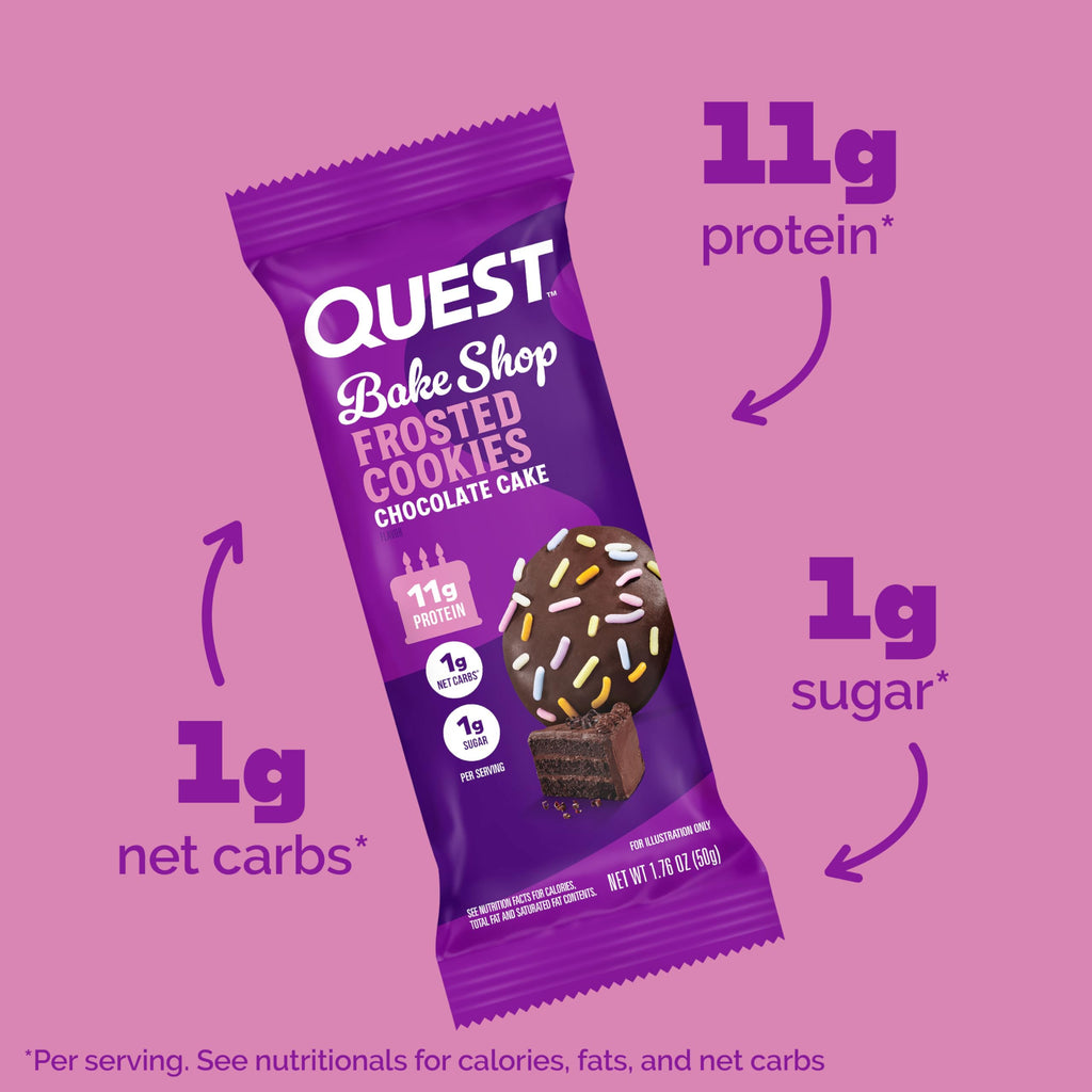 Quest Nutrition Frosted Cookie 8x50g (2 Cookie Packs)
