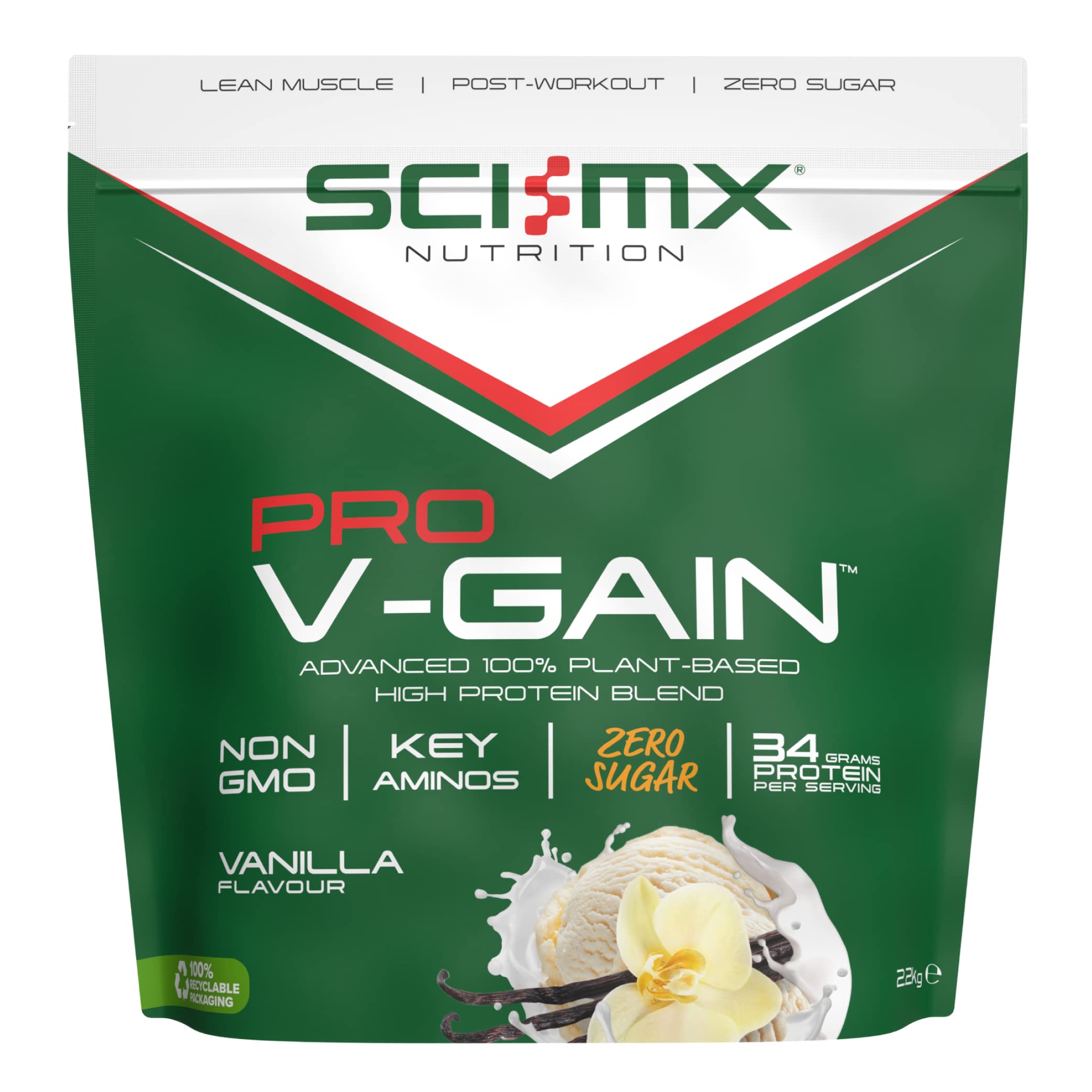 Sci-MX V-Gain - Vegan Weight Gainer Powder