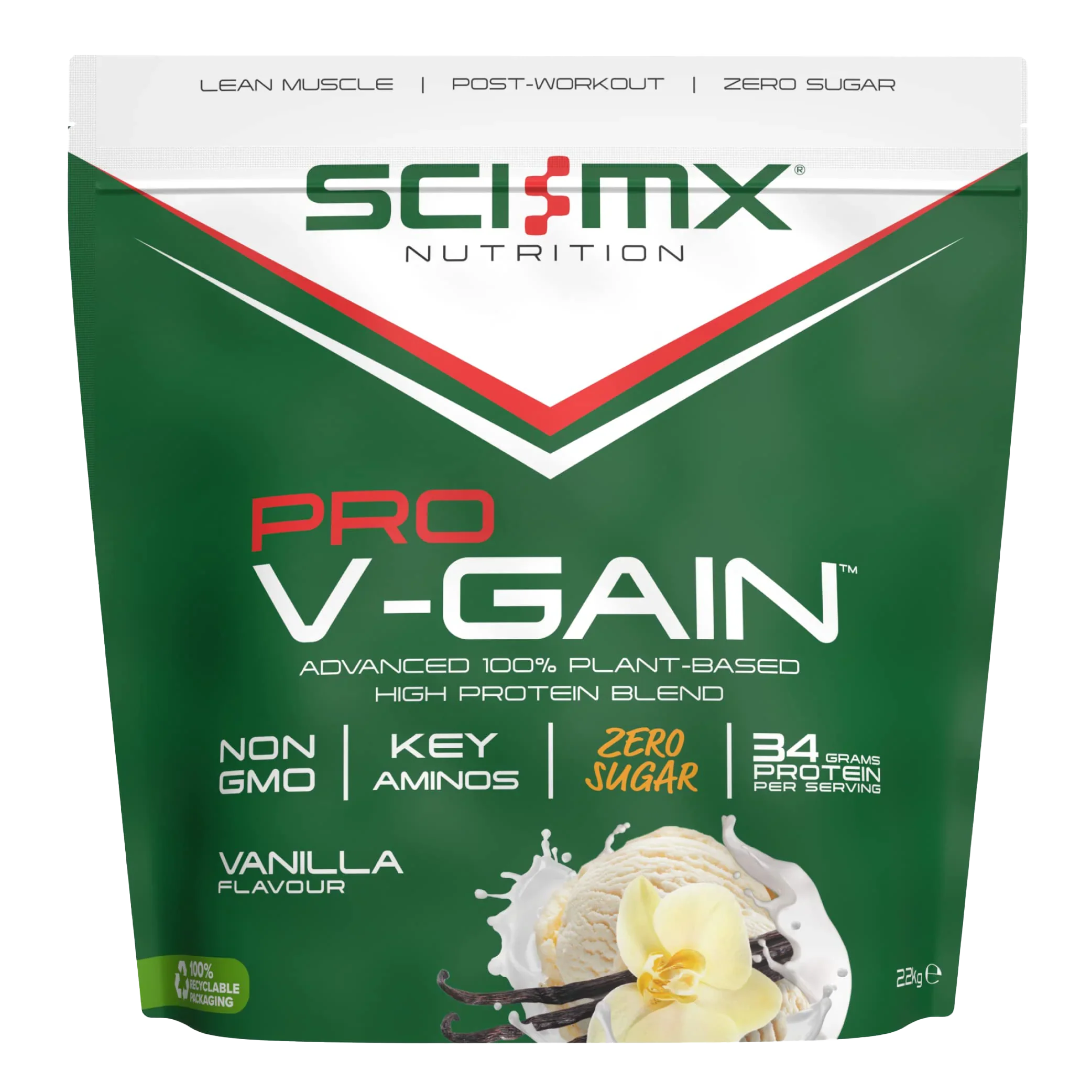 Sci-MX V-Gain - Vegan Weight Gainer Powder