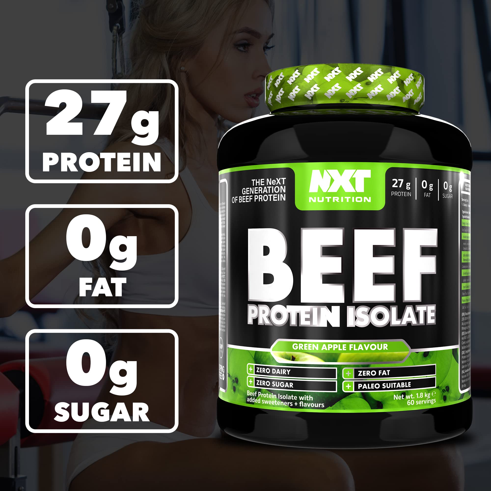 NXT Nutrition Beef Protein Isolate 1.8kg