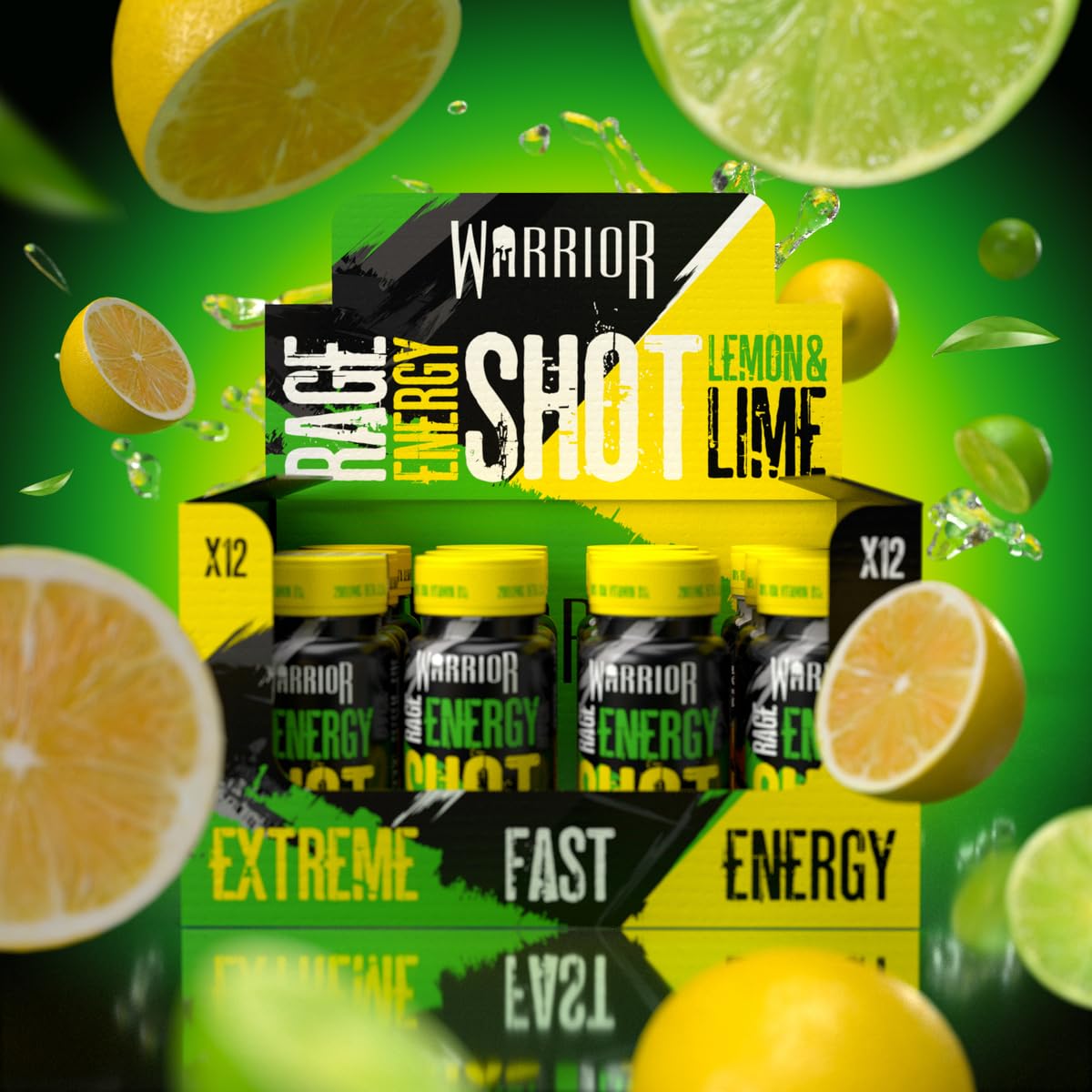 Warrior RAGE Energy Shots - Pre-Workout Shots