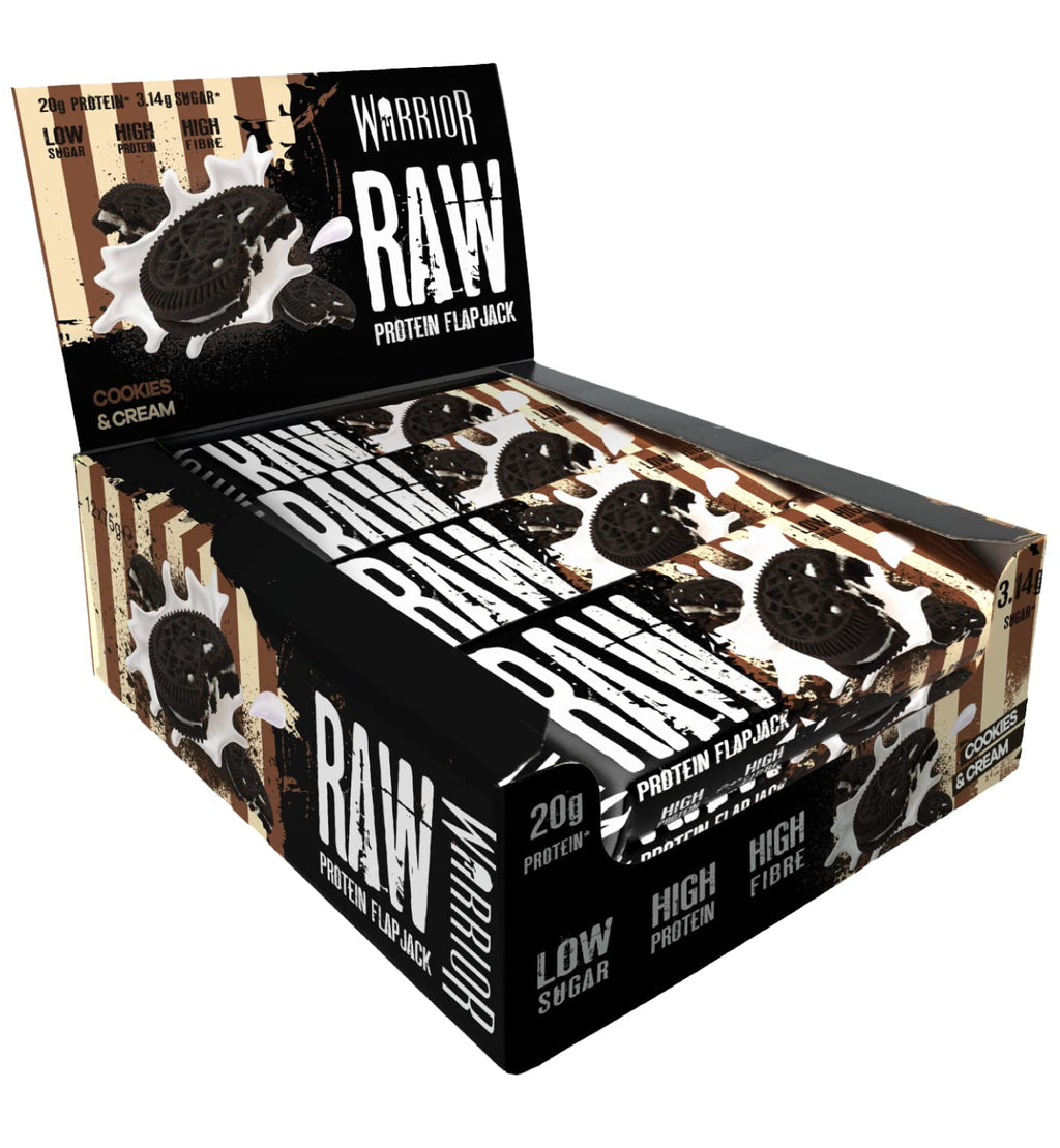 Warrior Raw Protein Flapjack - Protein Flapjacks