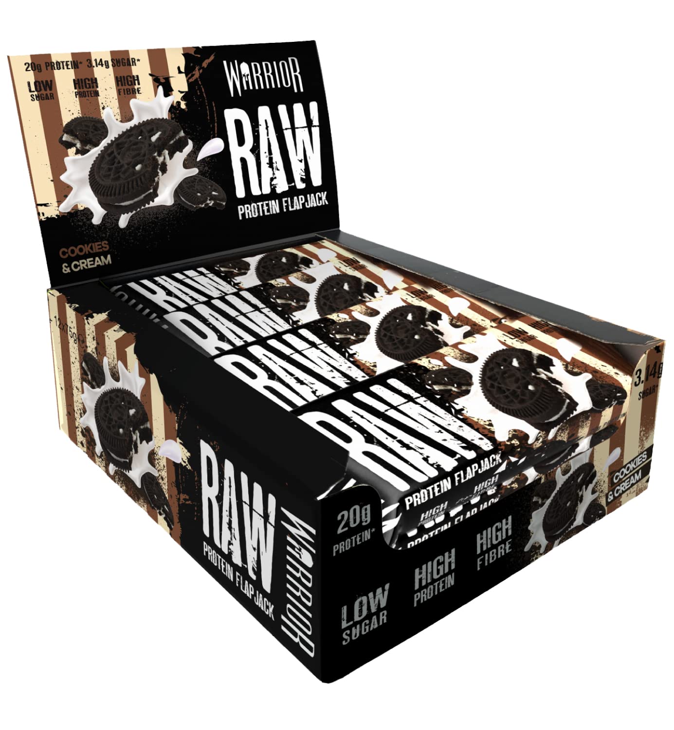 Warrior Raw Protein Flapjack - Protein Flapjacks