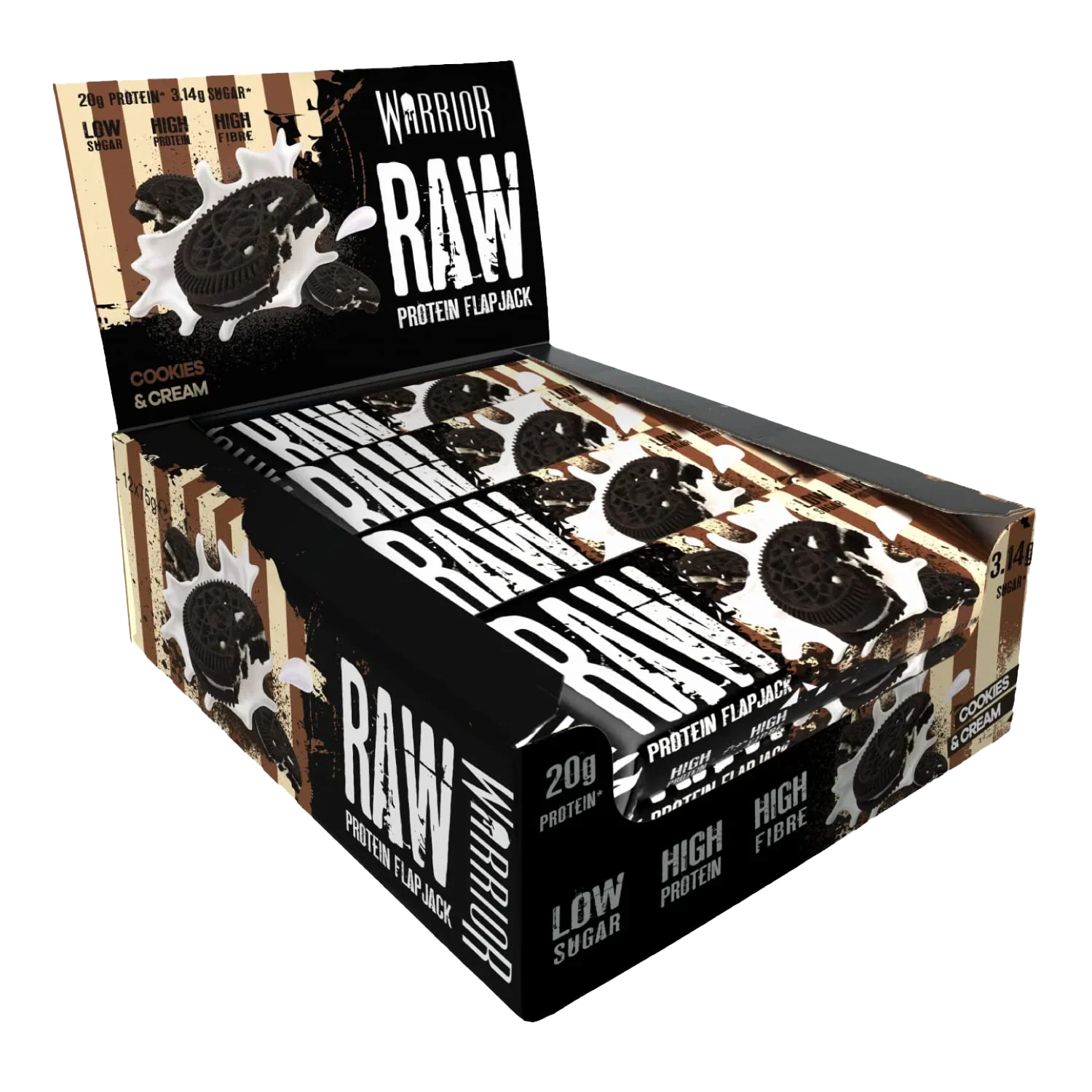 Warrior Raw Protein Flapjack - Protein Flapjacks
