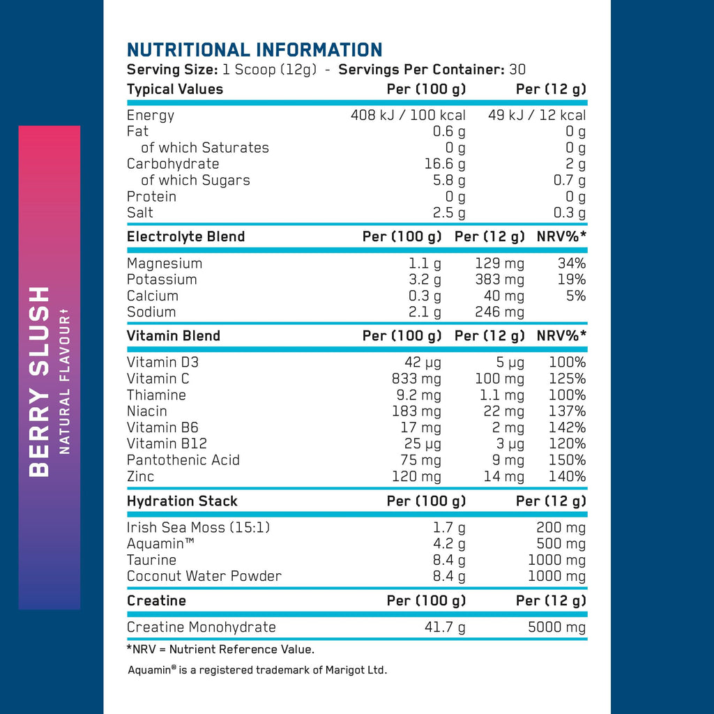Applied Nutrition Creatine + Hydration - Recovery REC001