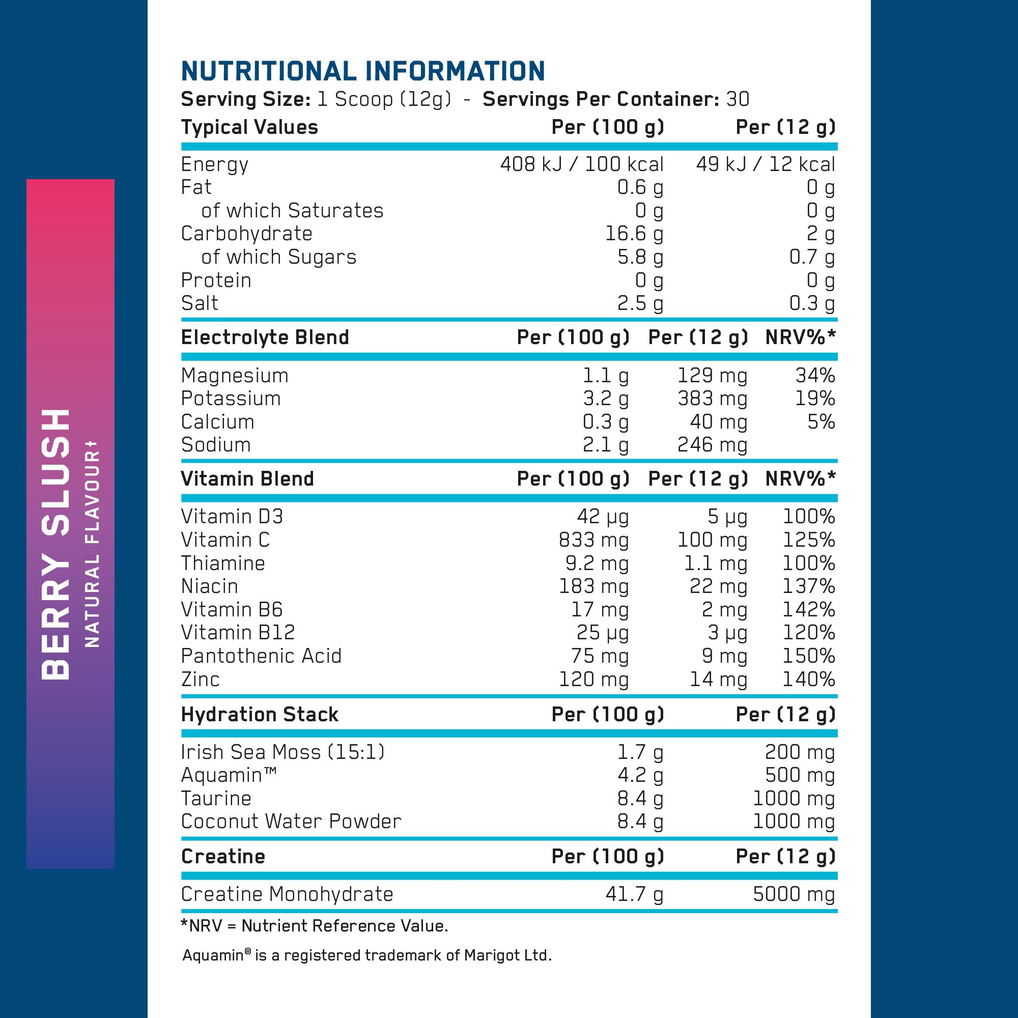 Applied Nutrition Creatine + Hydration - Recovery REC001