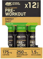 Optimum Nutrition Gold Standard Pre-Workout Shot - 12x60ml / Lemon & Lime - Pre-Workout