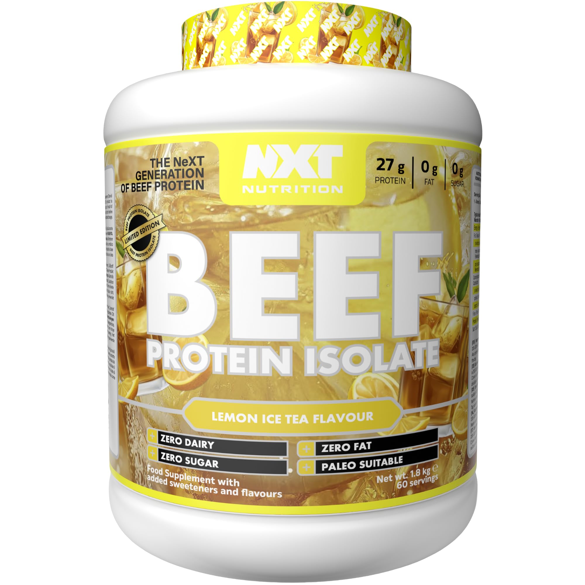 NXT Nutrition Beef Protein Isolate 1.8kg