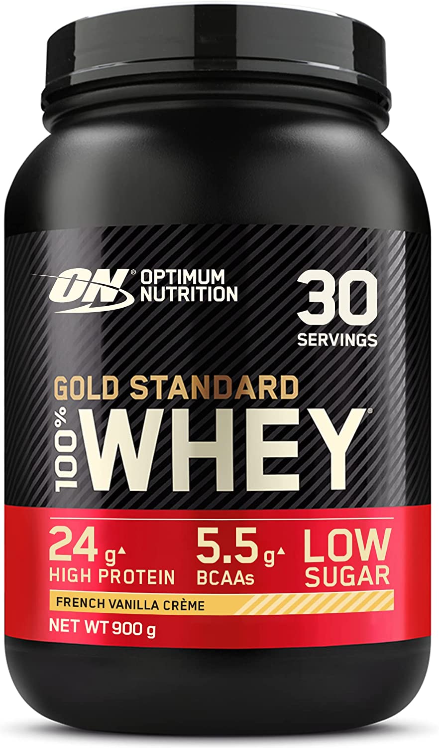 Optimum Nutrition Gold Standard 100% Whey - 900g / French Vanilla Creme - Whey Protein Powder