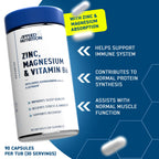 Applied Nutrition Zinc Magnesium and Vitamin B6 - 90 Caps - British Brands