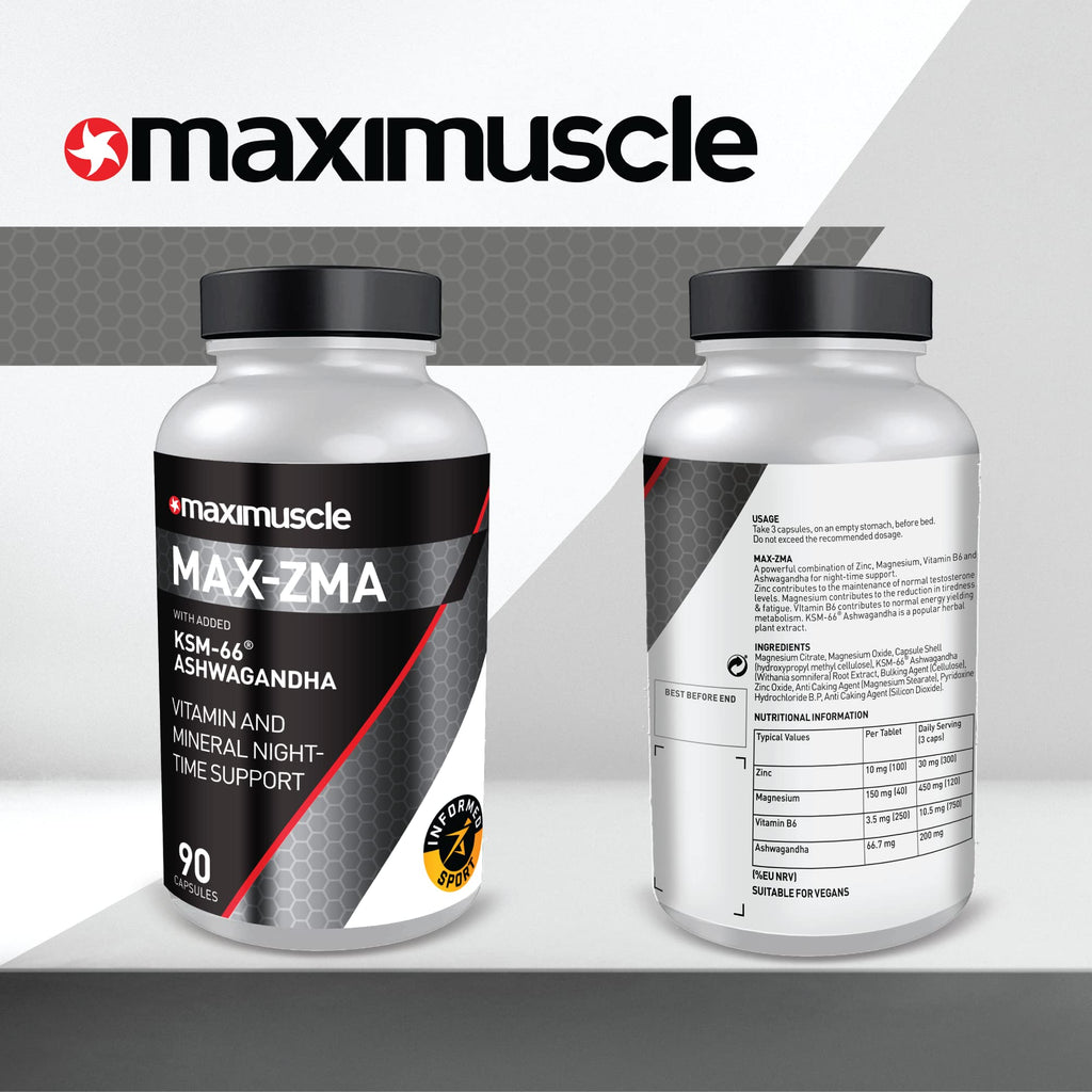 MaxiNutrition MAX-ZMA - 90 Caps - ZMA Capsules