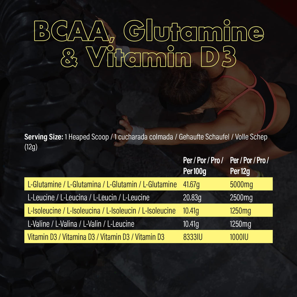 NXT Nutrition BCAA, Glutamine & VIt D 360g