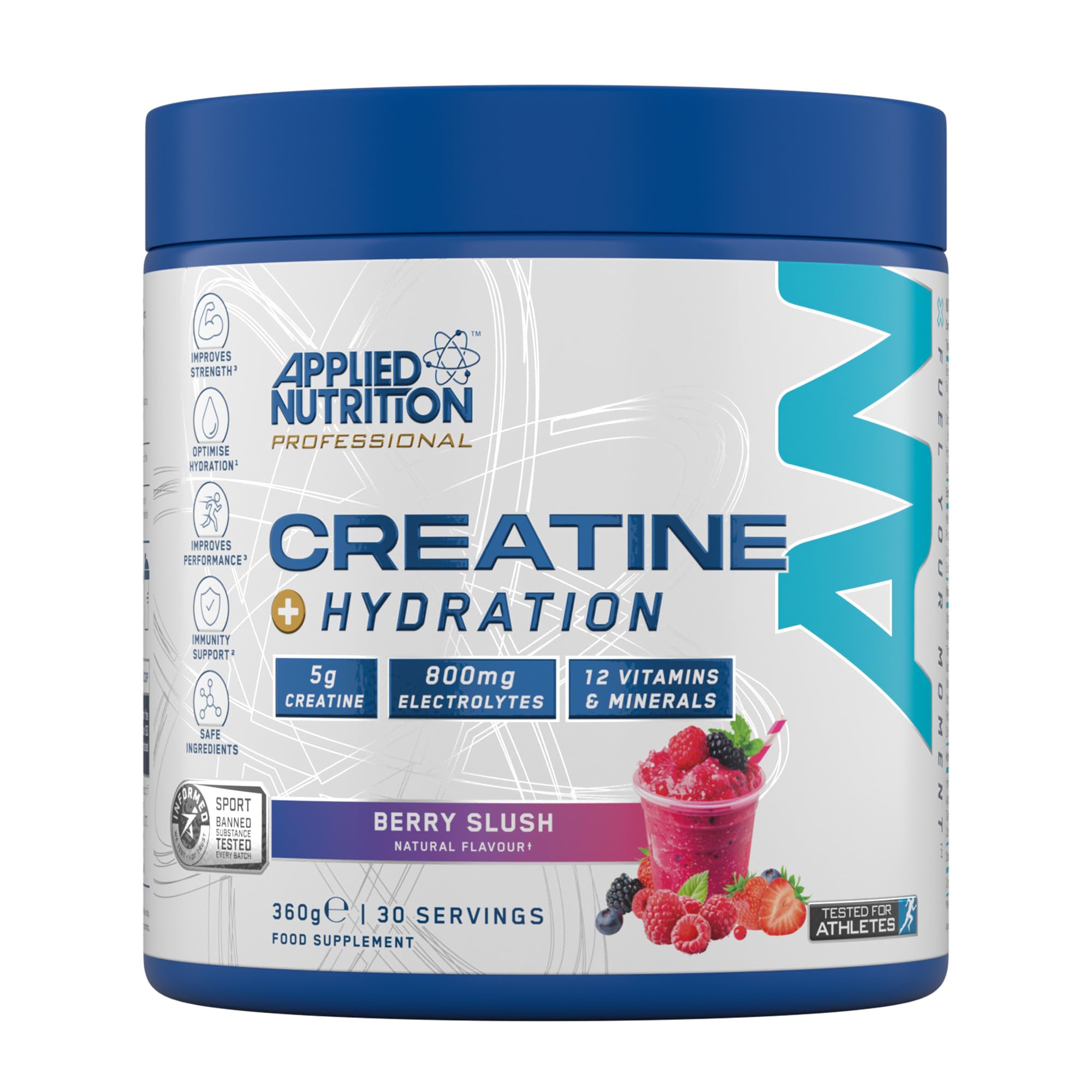 Applied Nutrition Creatine + Hydration - 360g / Berry Slush - Recovery REC001