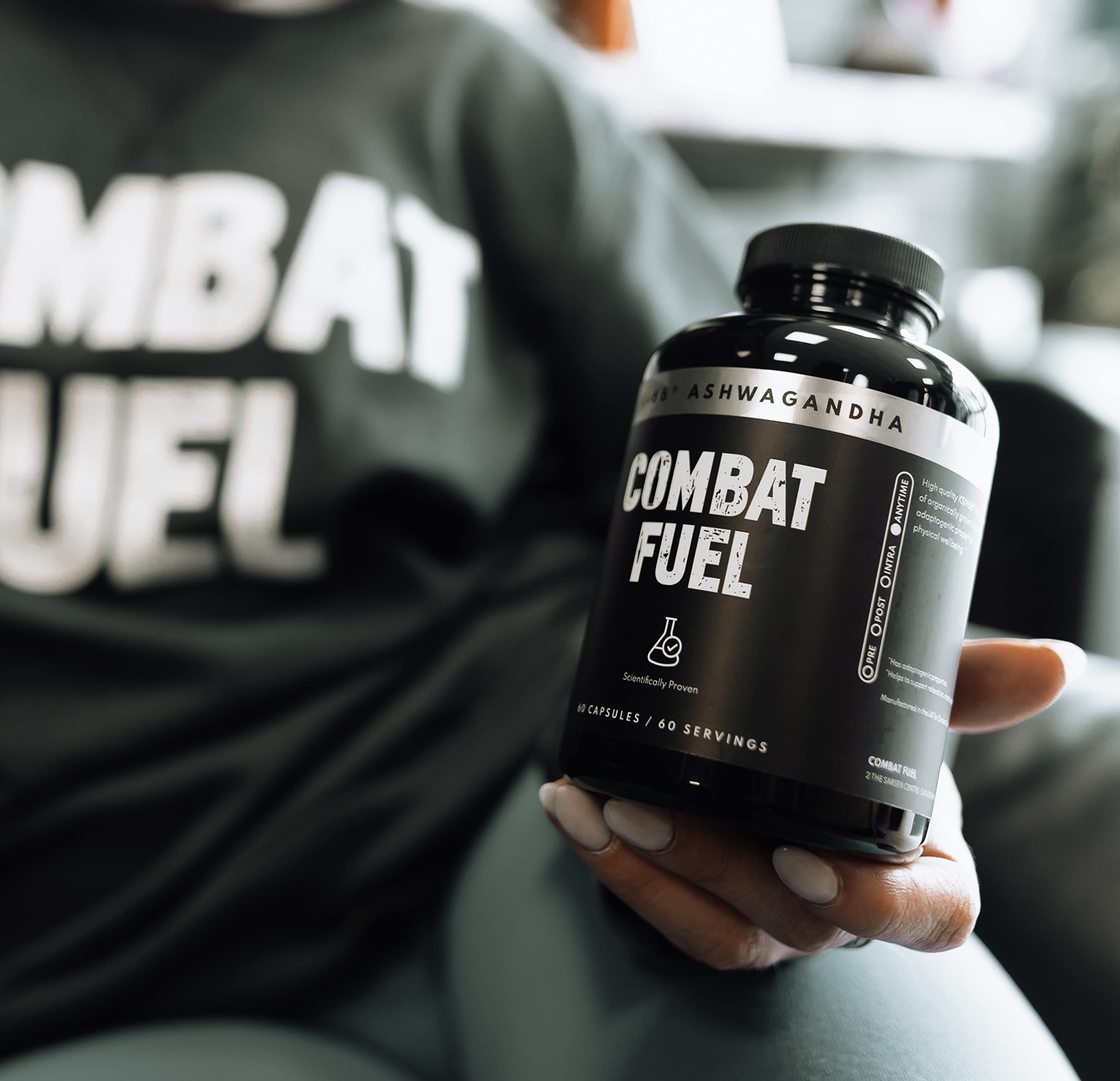 Combat Fuel KSM-66 Ashwagandha - 600mg - 2 month - 300g - Ashwagandha Capsules