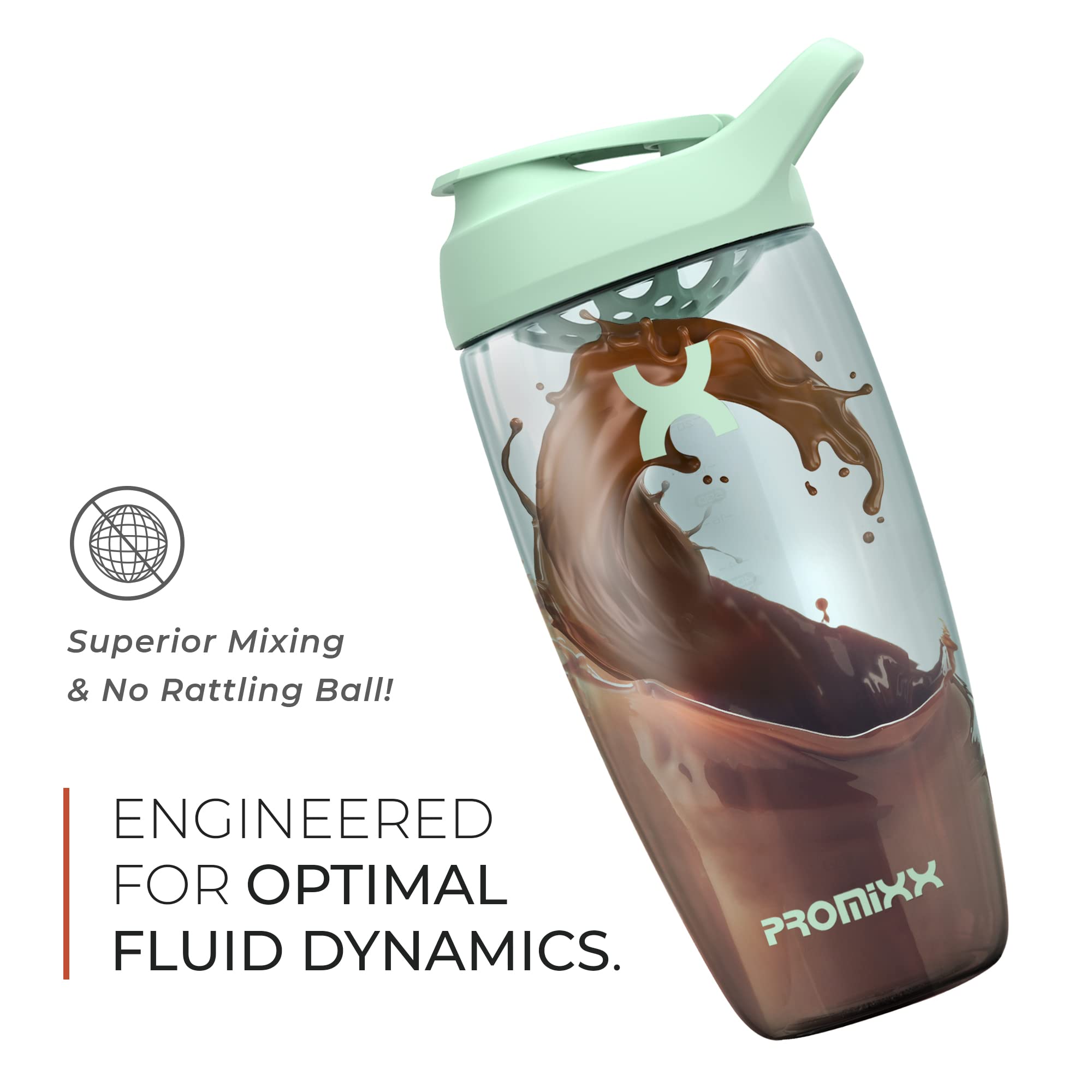 PROMiXX Pursuit EcoZen Shaker Bottle - Shaker Bottle (Less Than 2 Litres)