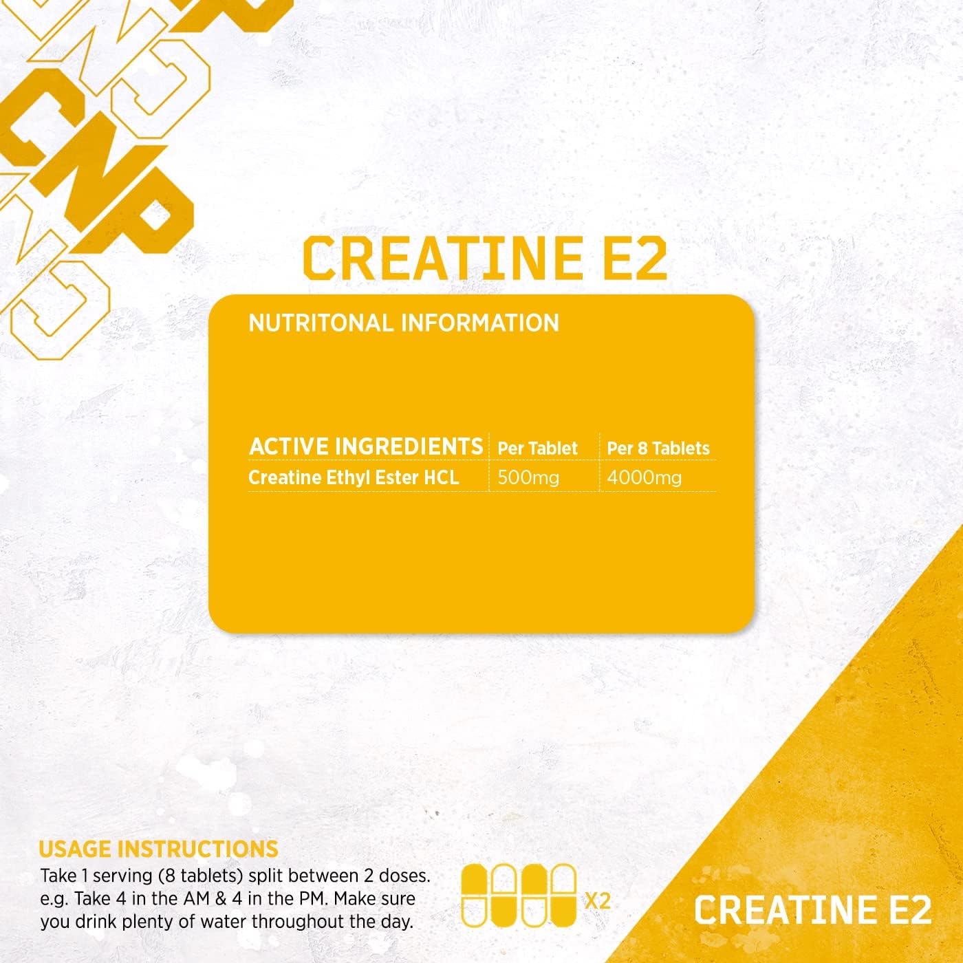 CNP Creatine E2 - 240 Caps - Creatine