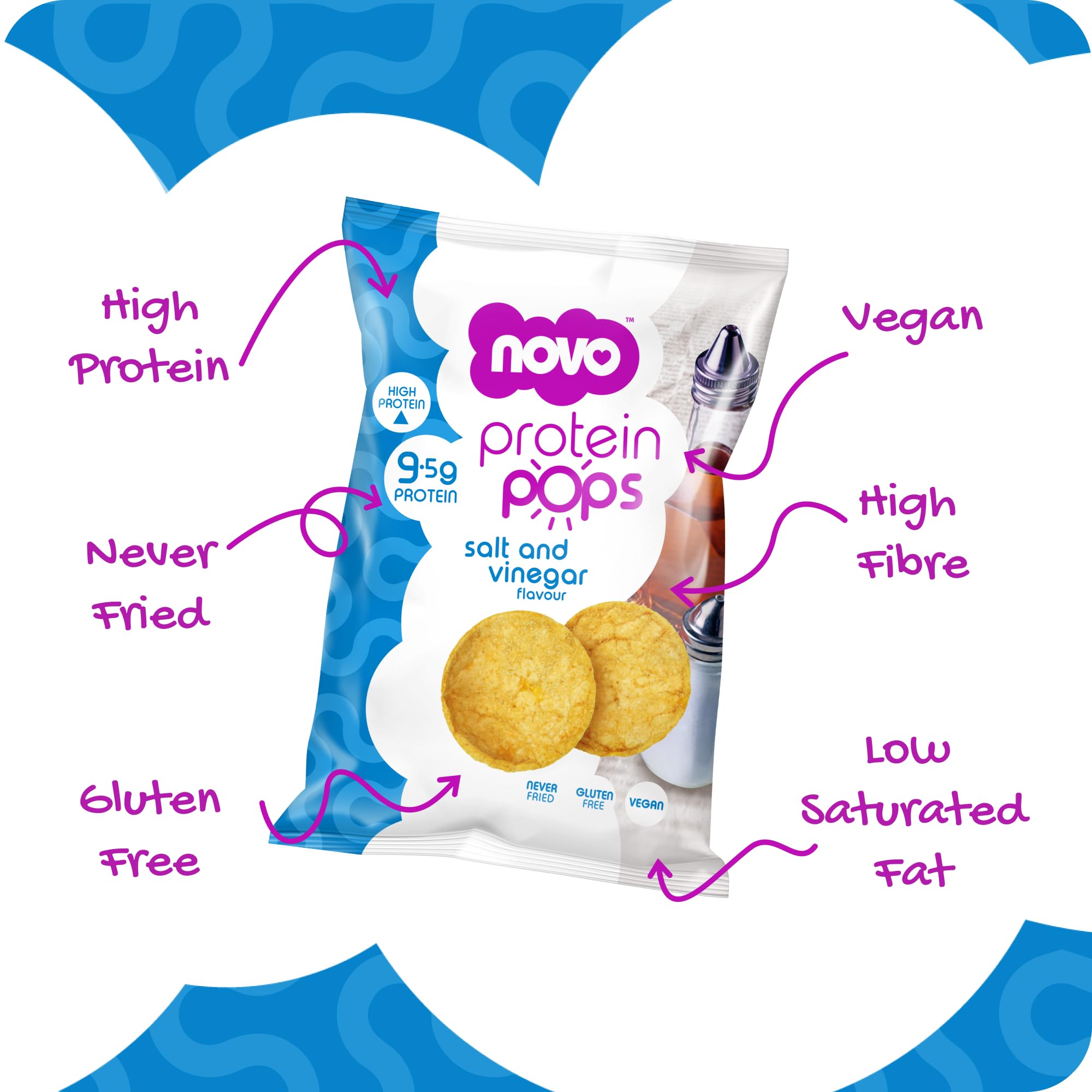 Novo Nutrition Novo Protein Pops - Protein Crisps